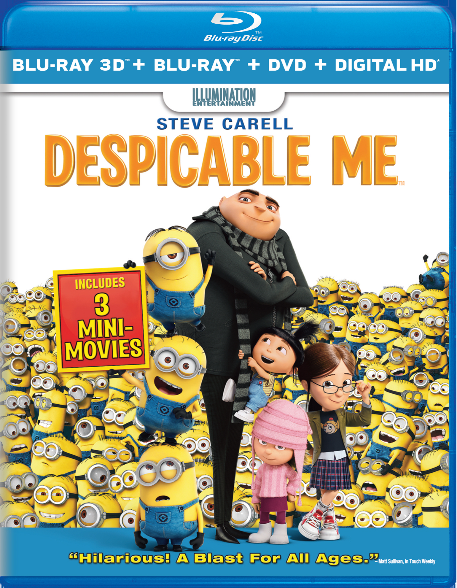 Despicable Me 3D (DVD + Digital) [Blu-ray]