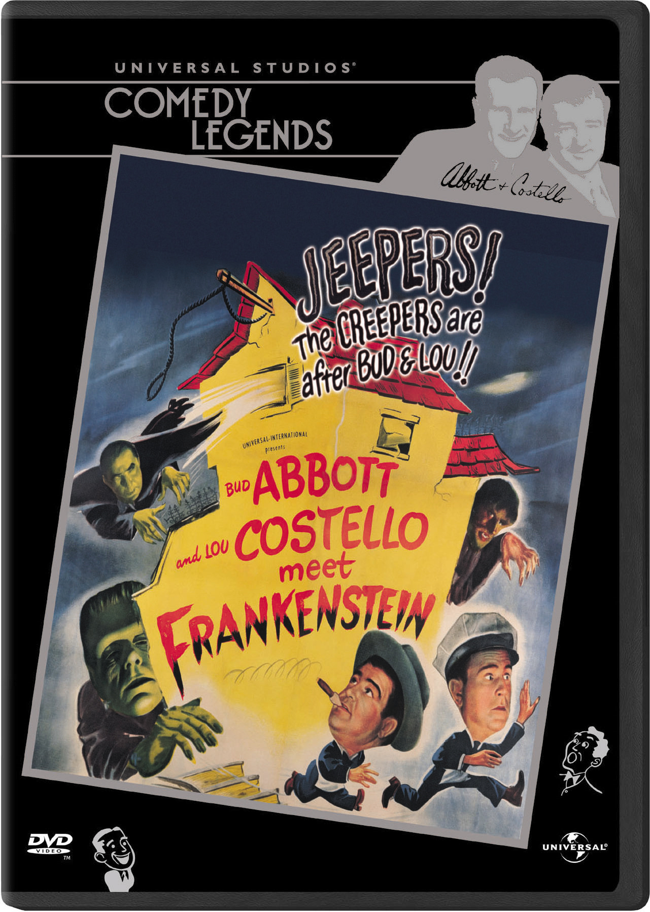 Abbott And Costello Meet Frankenstein - DVD [ 1948 ]  - Classic Movies On DVD - Movies On GRUV