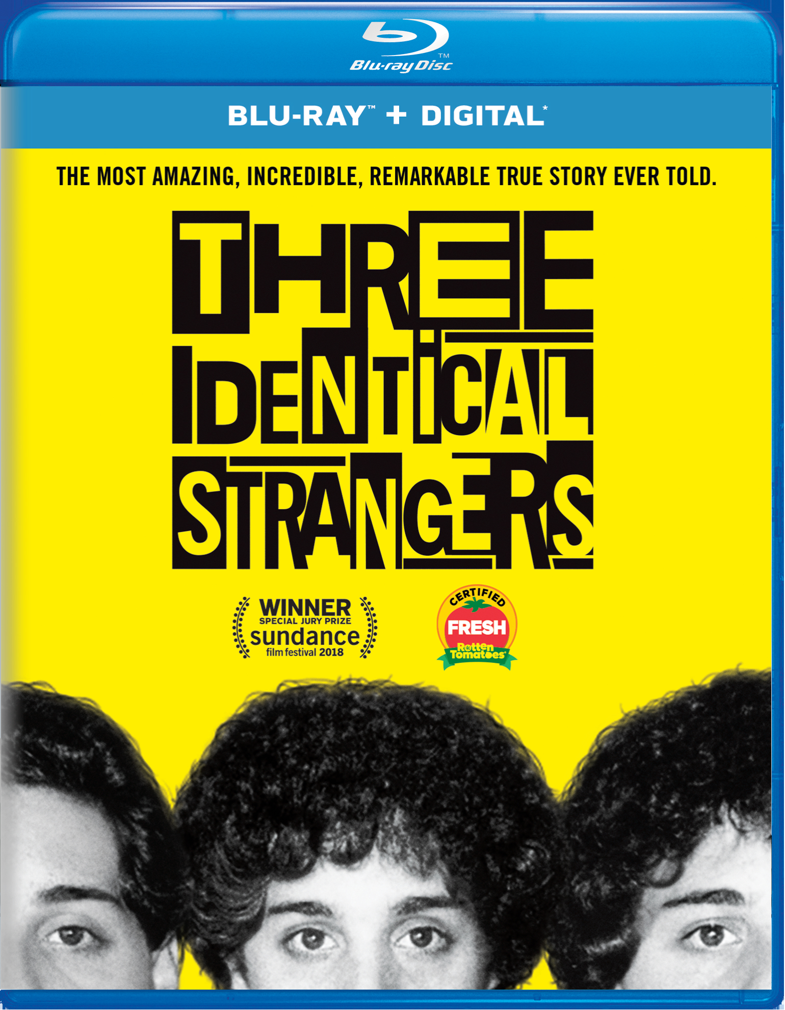 Three Identical Strangers (Blu-ray + Digital HD) - Blu-ray [ 2018 ]  - Documentaries On Blu-ray