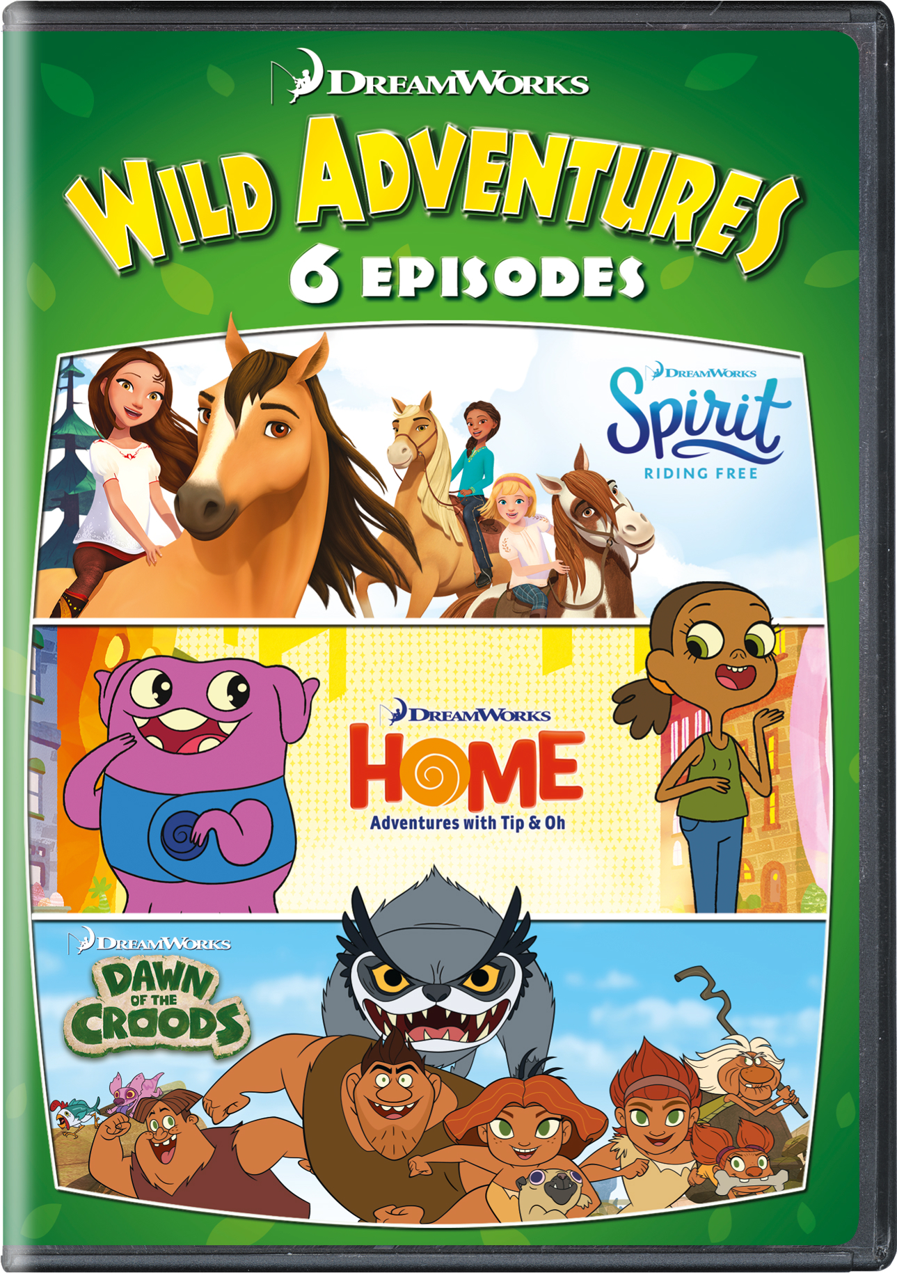 DreamWorks 6 Wild Adventures - DVD   - Animation Movies On DVD - Movies On GRUV