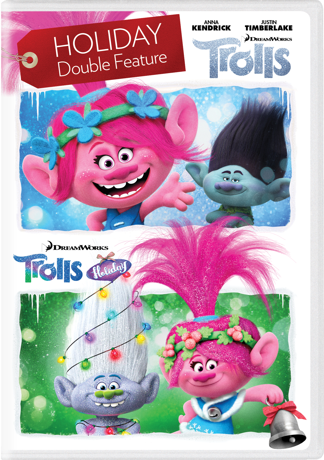 Trolls/Trolls Holiday (DVD Double Feature) - DVD [ 2017 ]  - Animation Movies On DVD - Movies On GRUV
