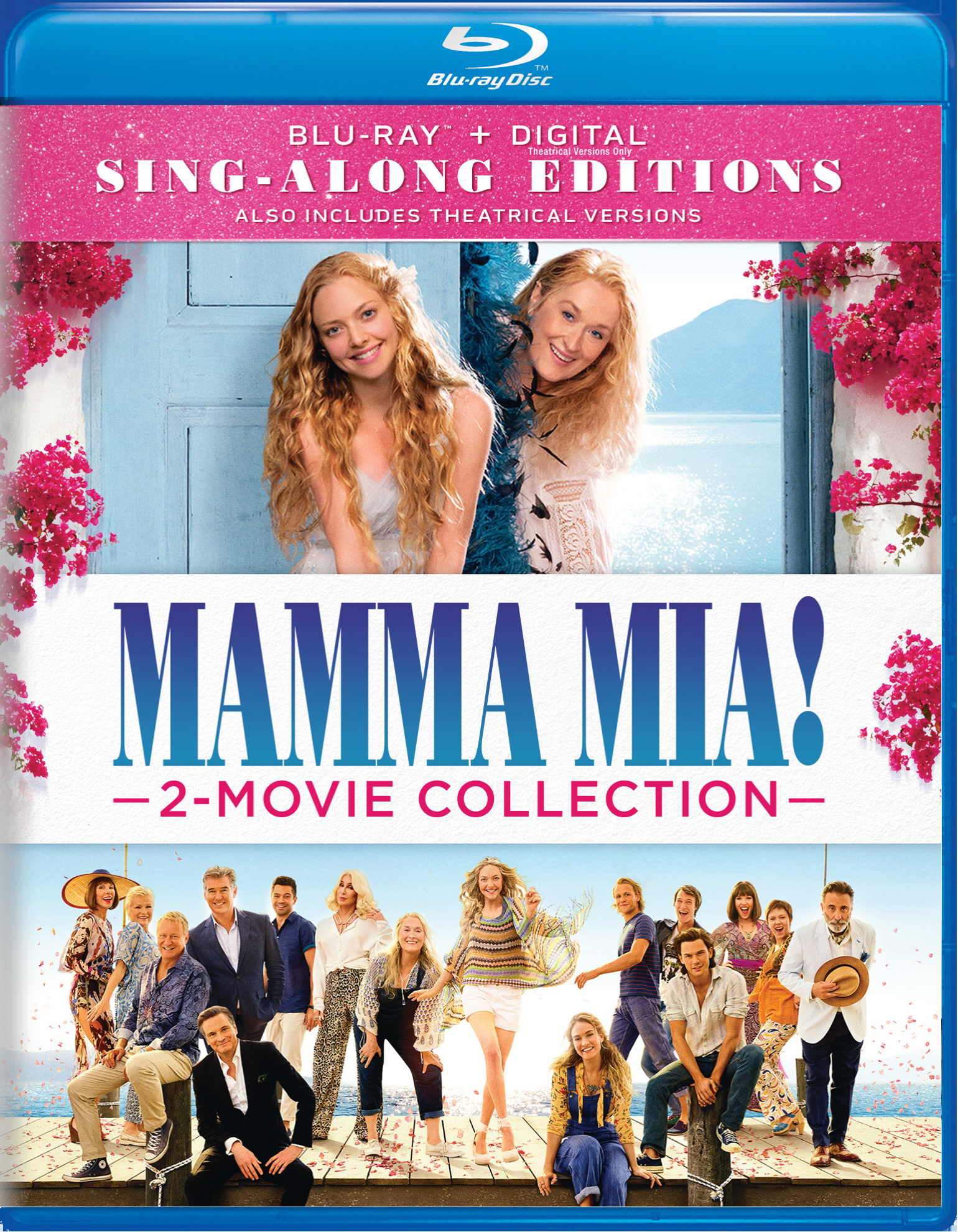 Mamma Mia!: 2-movie Collection (Sing-Along Edition) - Blu-ray [ 2018 ]  - Musical Movies On Blu-ray - Movies On GRUV