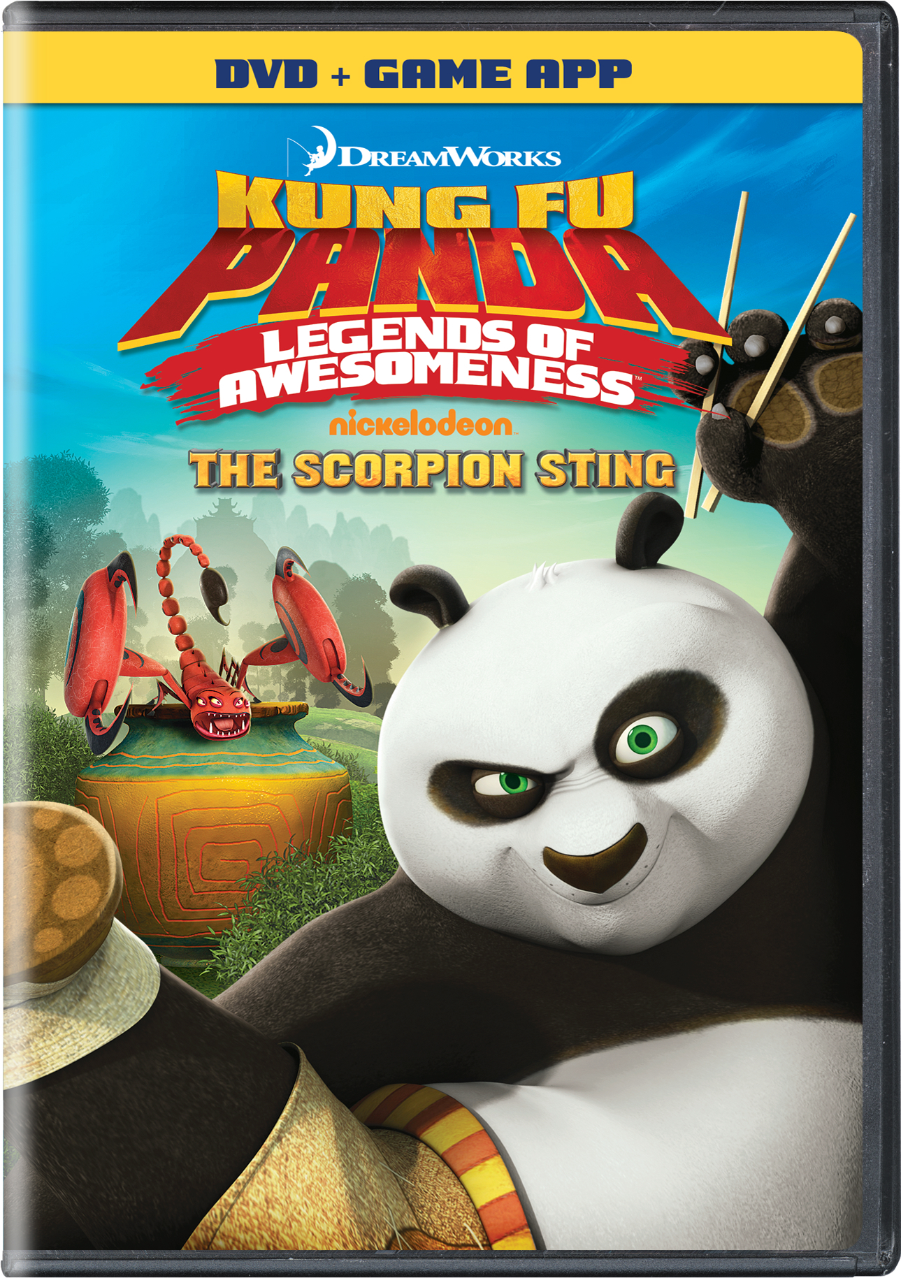 Kung Fu Panda: Legends Of Awesomeness - The Scorpion Sting (DVD + Game App) - DVD   - Children Movies On DVD - Movies On GRUV