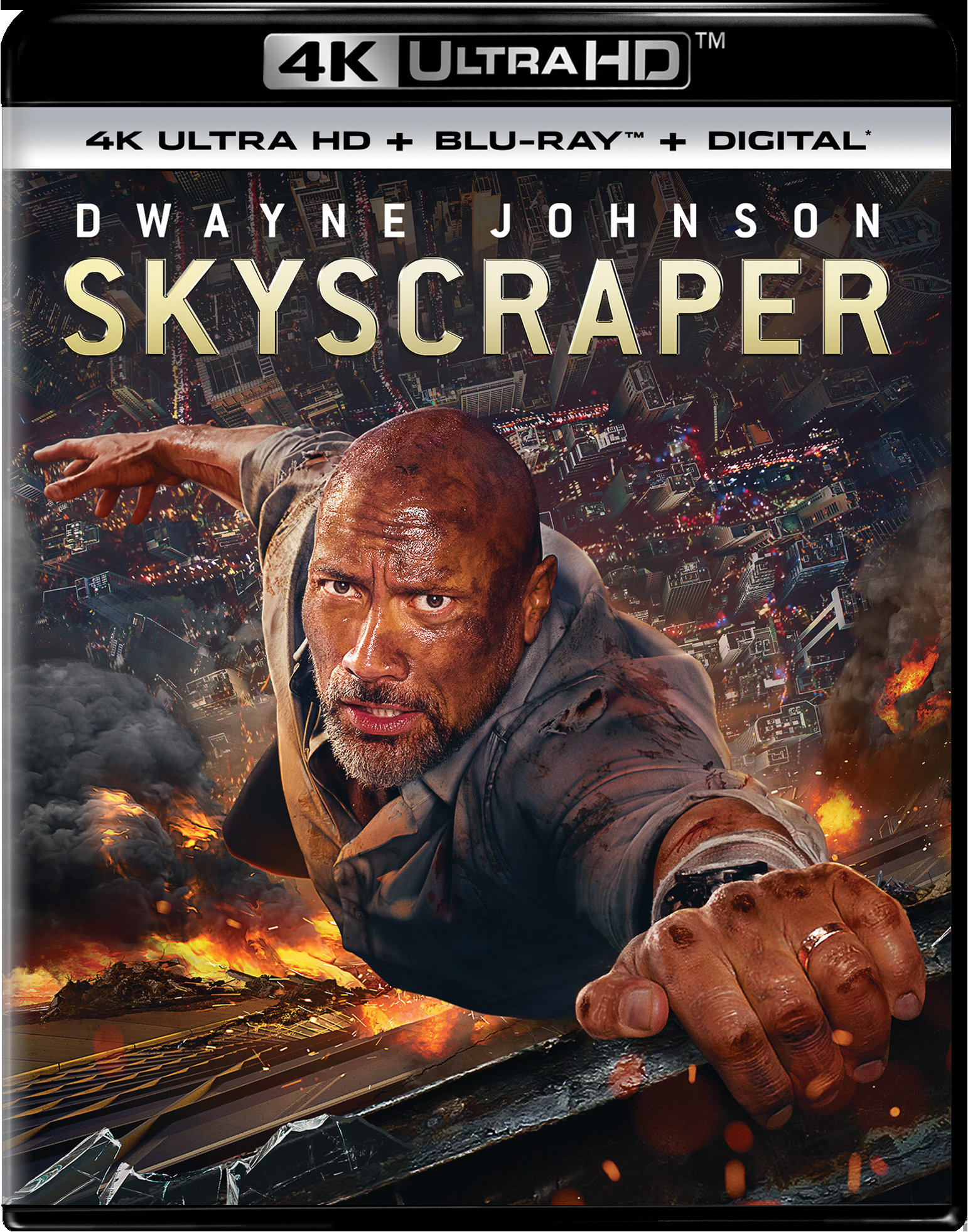 Skyscraper (4K Ultra HD) - UHD [ 2018 ]  - Action Movies On 4K Ultra HD Blu-ray - Movies On GRUV