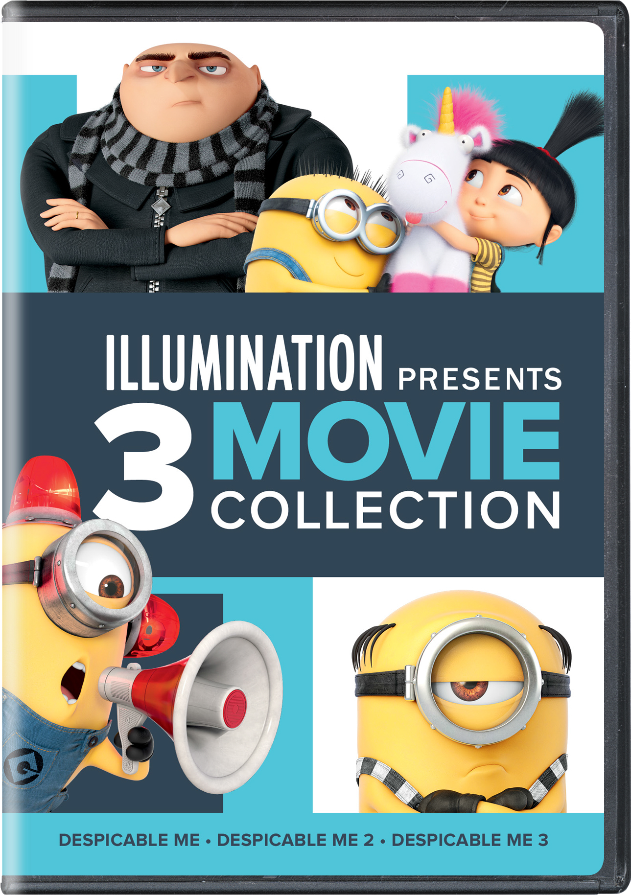 Illuminatiion Presents Despicable Me 3 Movie Collection DVD Steve