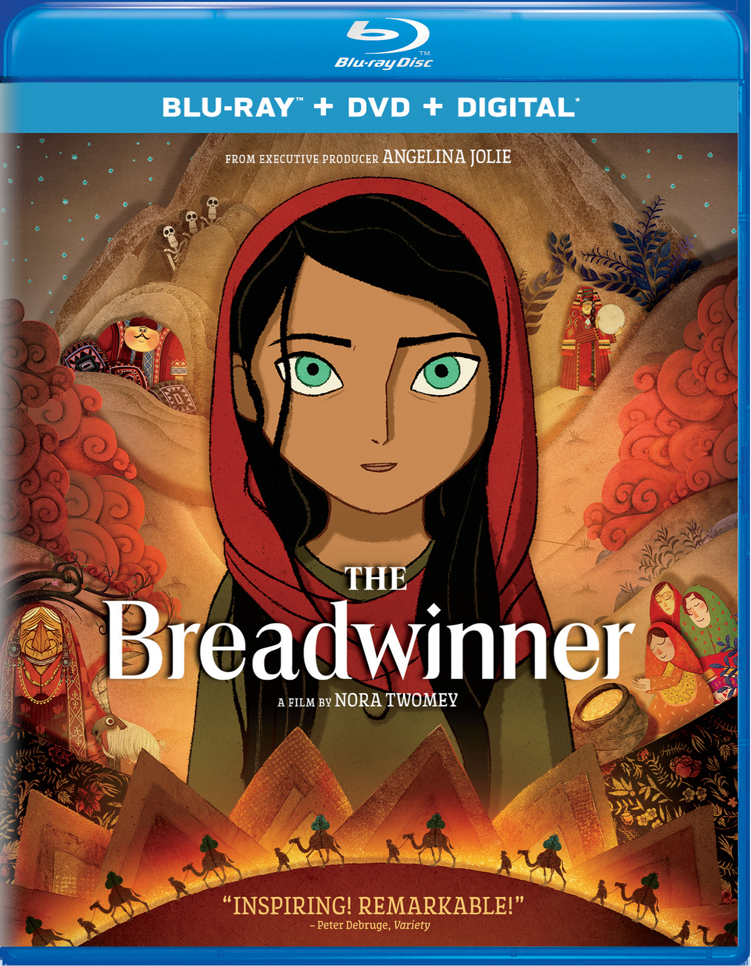 The Breadwinner (DVD + Digital) - Blu-ray [ 2017 ]  - Animation Movies On Blu-ray - Movies On GRUV