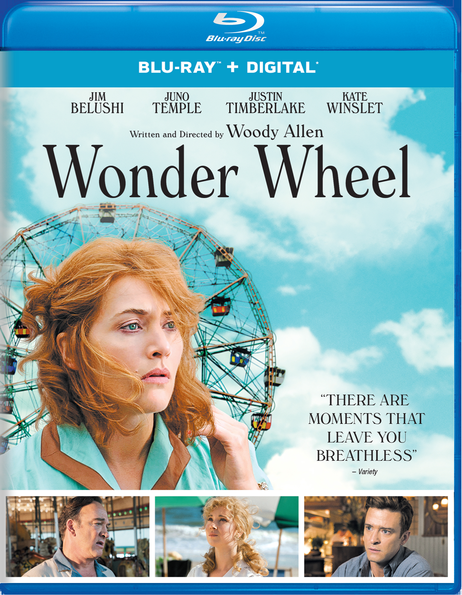 Wonder Wheel (Blu-ray + Digital HD) - Blu-ray [ 2017 ]  - Drama Movies On Blu-ray - Movies On GRUV