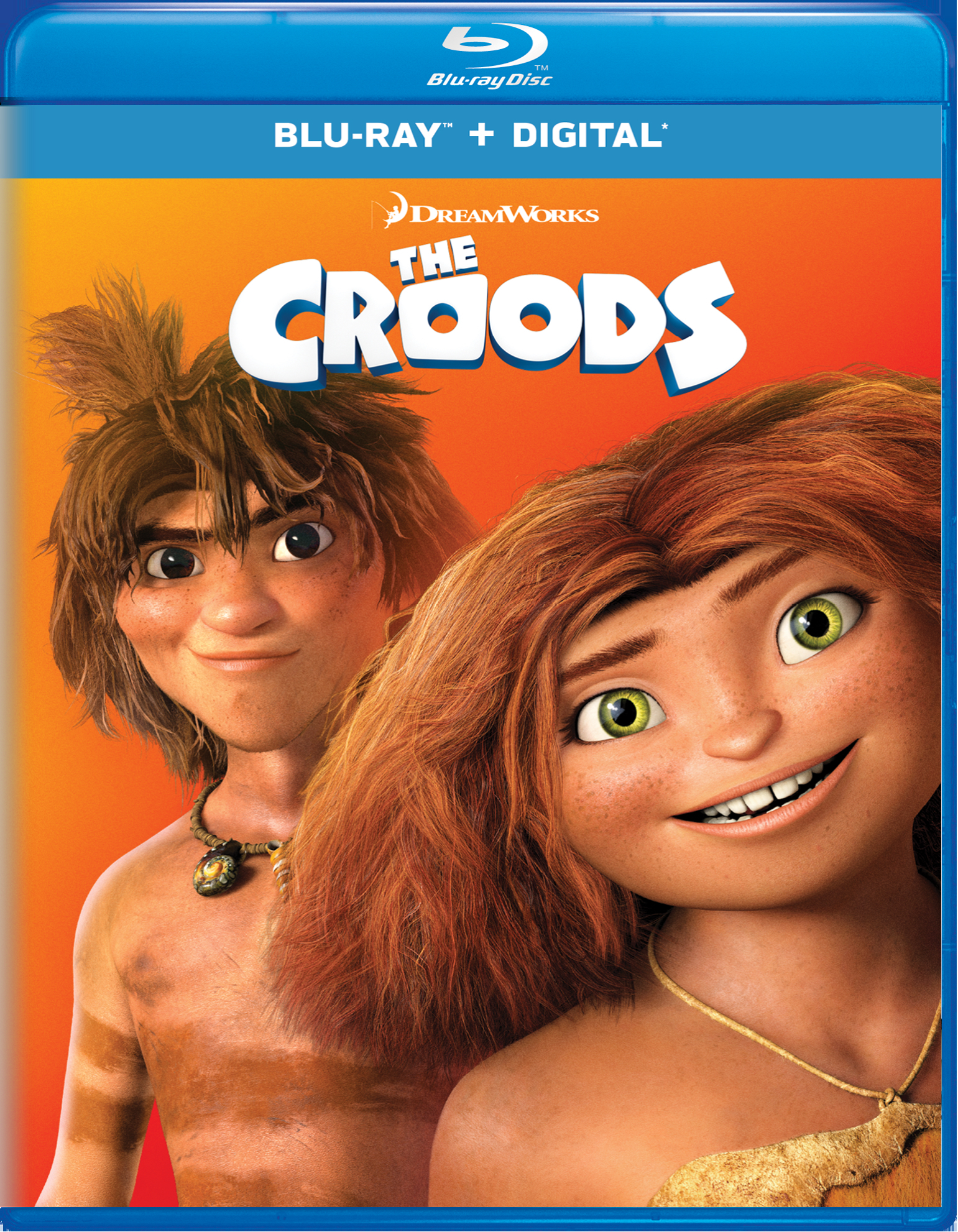 The Croods (Blu-ray New Box Art) - Blu-ray [ 2013 ]  - Children Movies On Blu-ray - Movies On GRUV