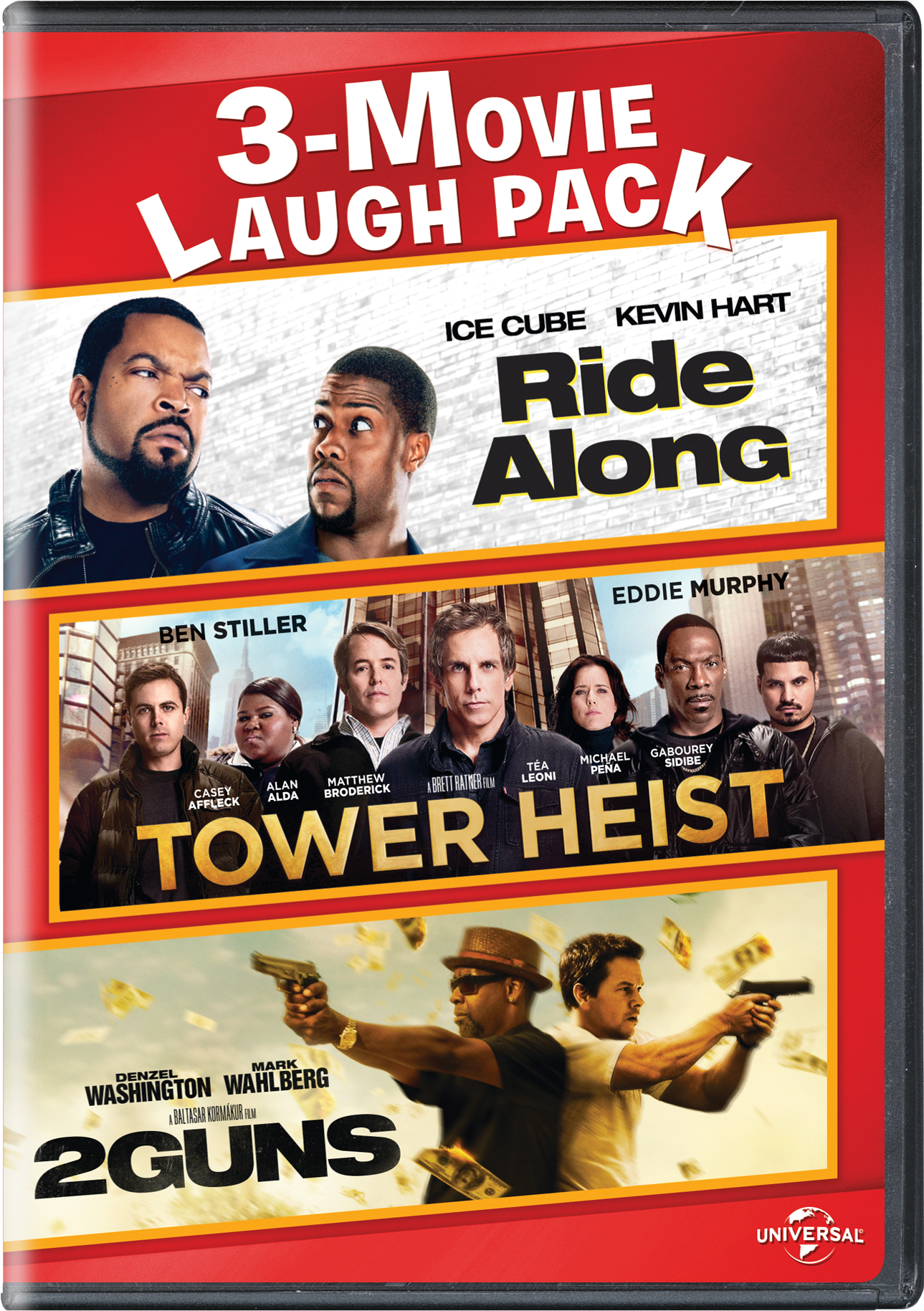 Buy Ride Along Tower Heist 2 Guns Dvd Gruv