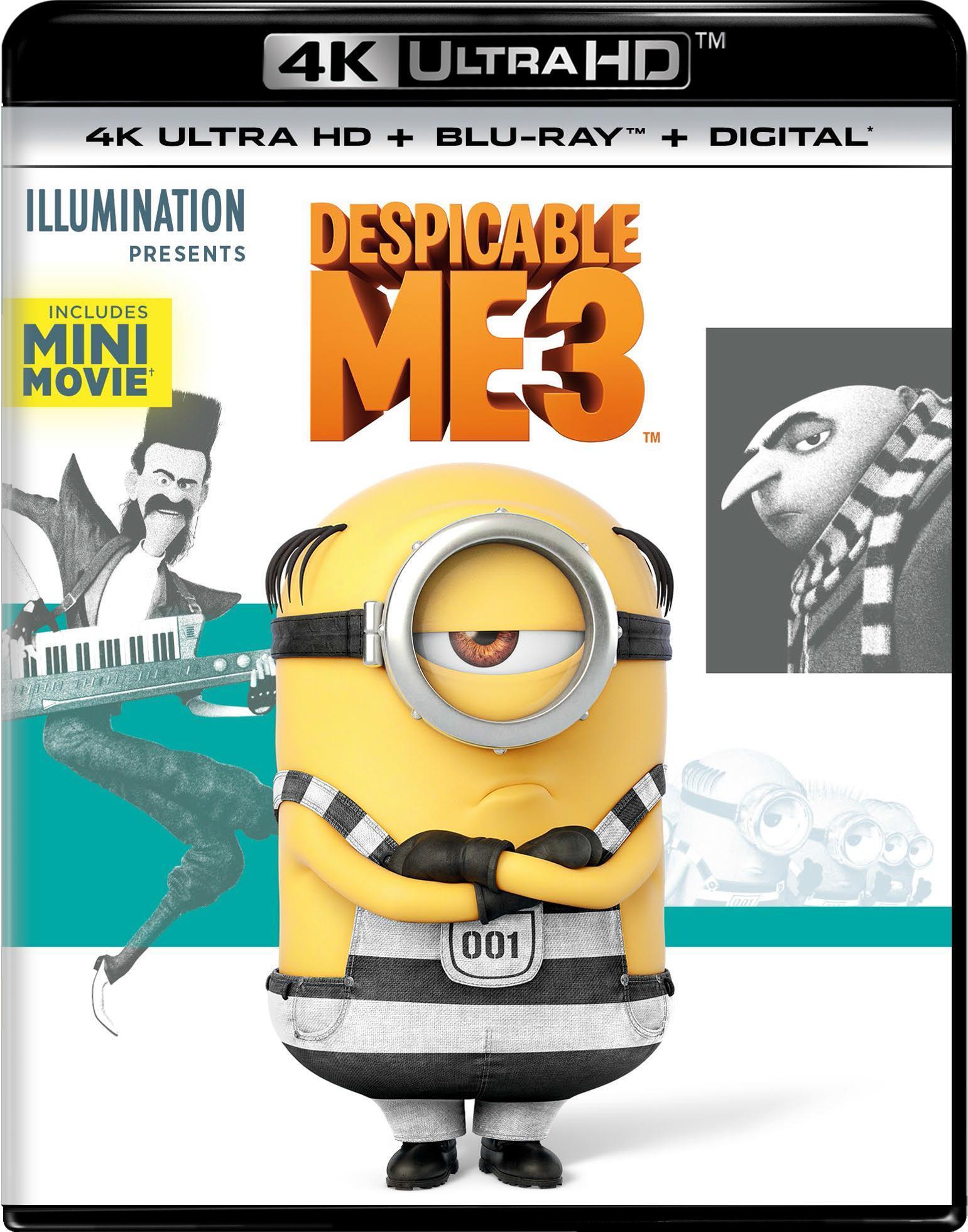 Despicable Me 3 (4K Ultra HD) - UHD [ 2017 ]  - Animation Movies On 4K Ultra HD Blu-ray - Movies On GRUV