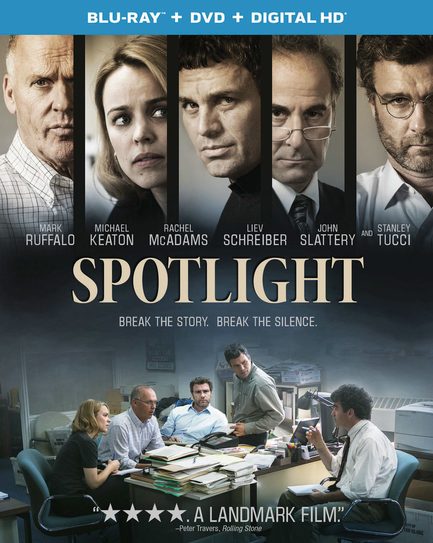Spotlight (DVD + Digital) - Blu-ray [ 2015 ]  - Thriller Movies On Blu-ray - Movies On GRUV