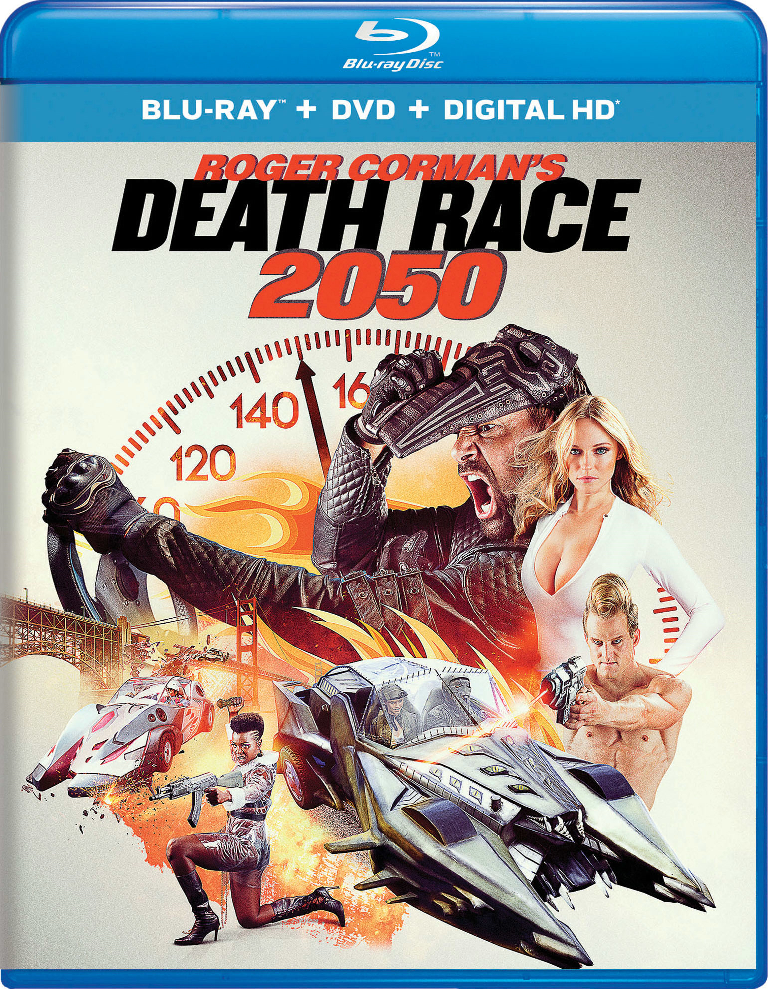 Roger Corman's Death Race 2050 (DVD + Digital) - Blu-ray [ 2016 ]  - Action Movies On Blu-ray - Movies On GRUV