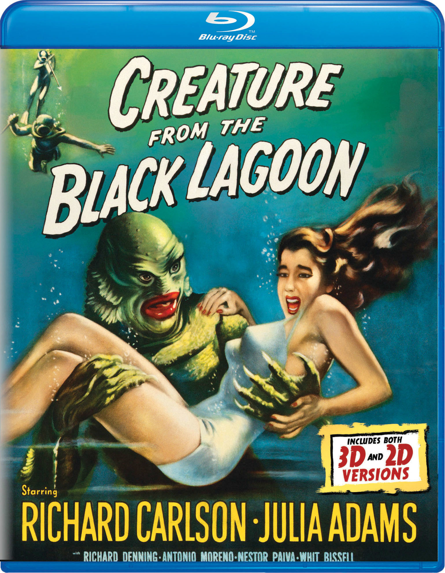 Creature From The Black Lagoon (Blu-ray 3D And 2D) - Blu-ray [ 1954 ]  - Modern Classic Movies On Blu-ray - Movies On GRUV
