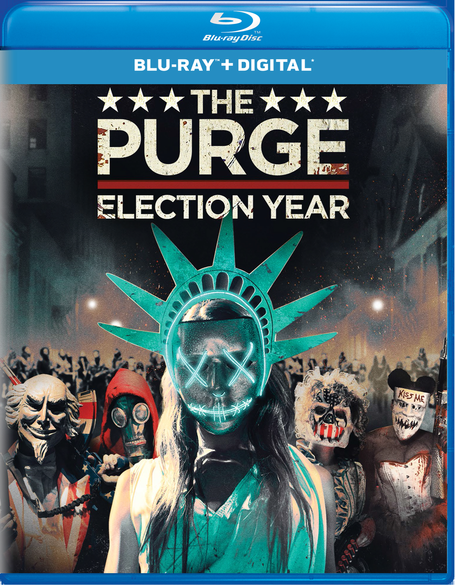 The Purge: Election Year (Blu-ray New Box Art) - Blu-ray [ 2016 ]  - Horror Movies On Blu-ray - Movies On GRUV