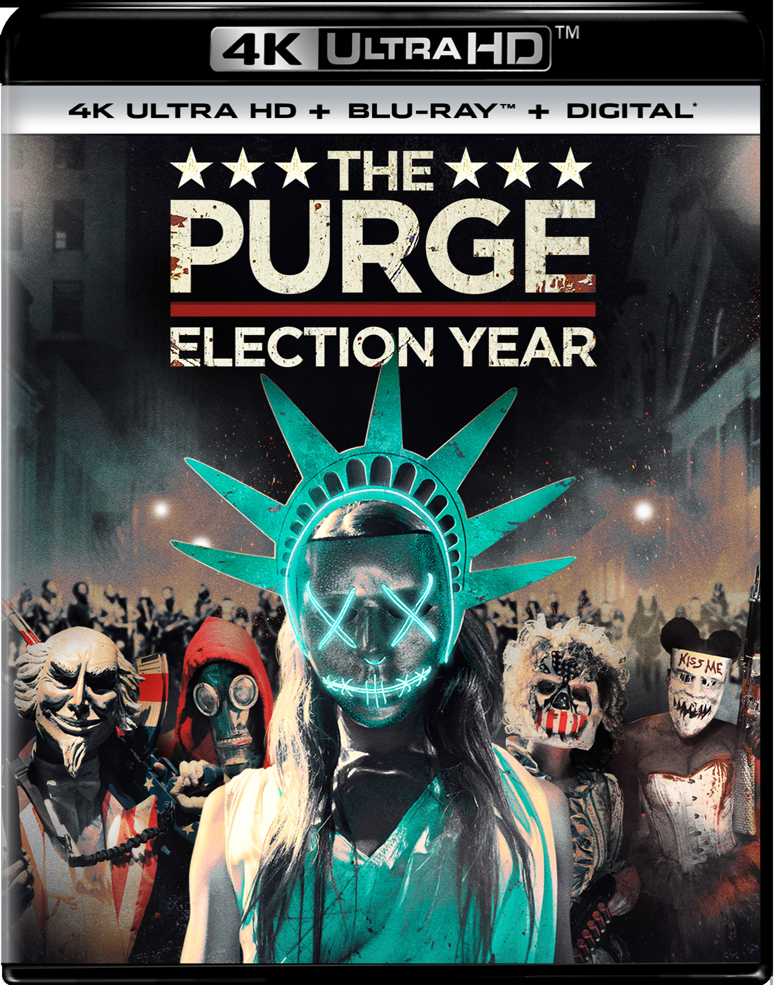 The Purge: Election Year (4K Ultra HD) - UHD [ 2016 ]  - Horror Movies On 4K Ultra HD Blu-ray - Movies On GRUV