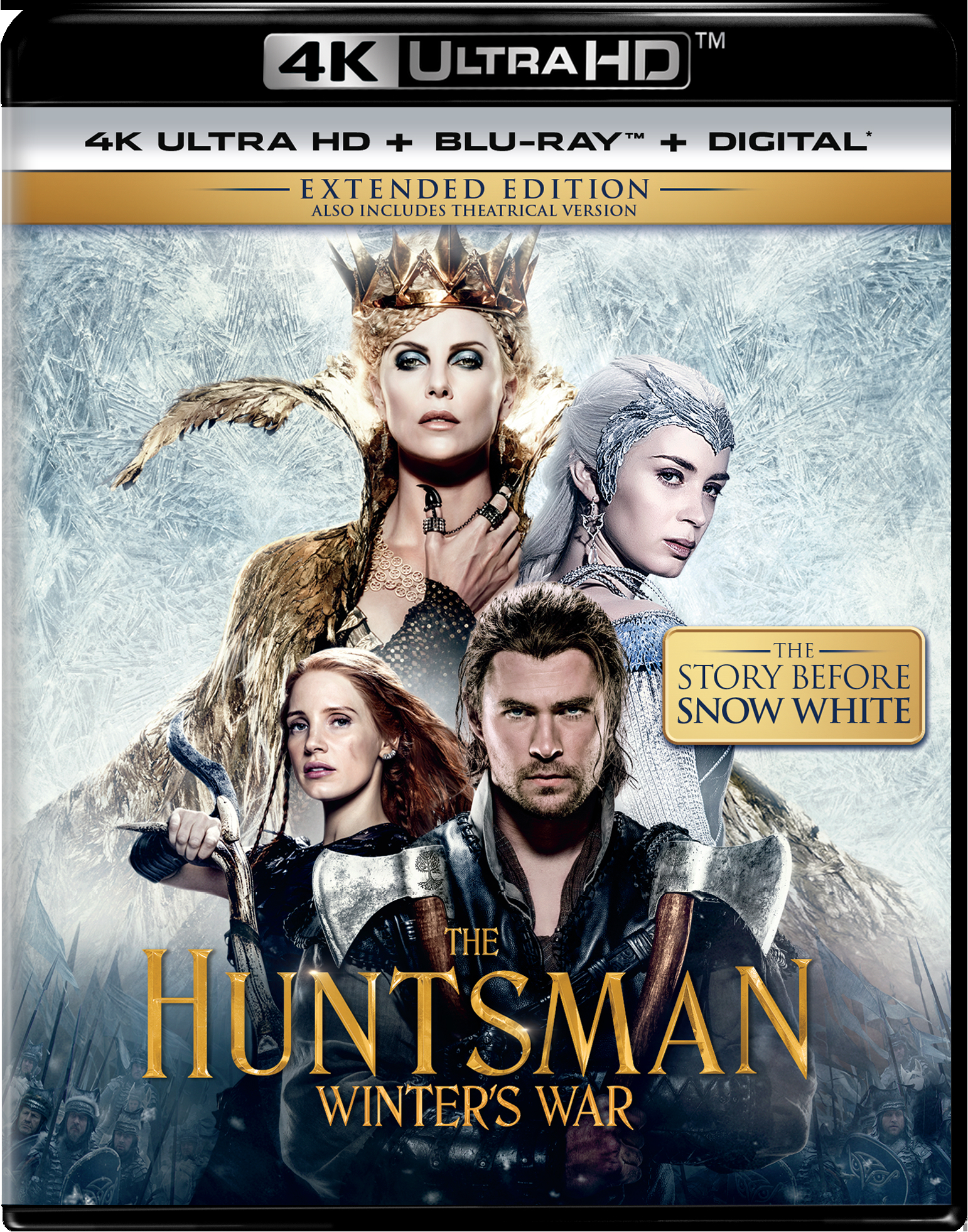 The Huntsman - Winter's War (4K Ultra HD) - UHD [ 2016 ]  - Adventure Movies On 4K Ultra HD Blu-ray - Movies On GRUV