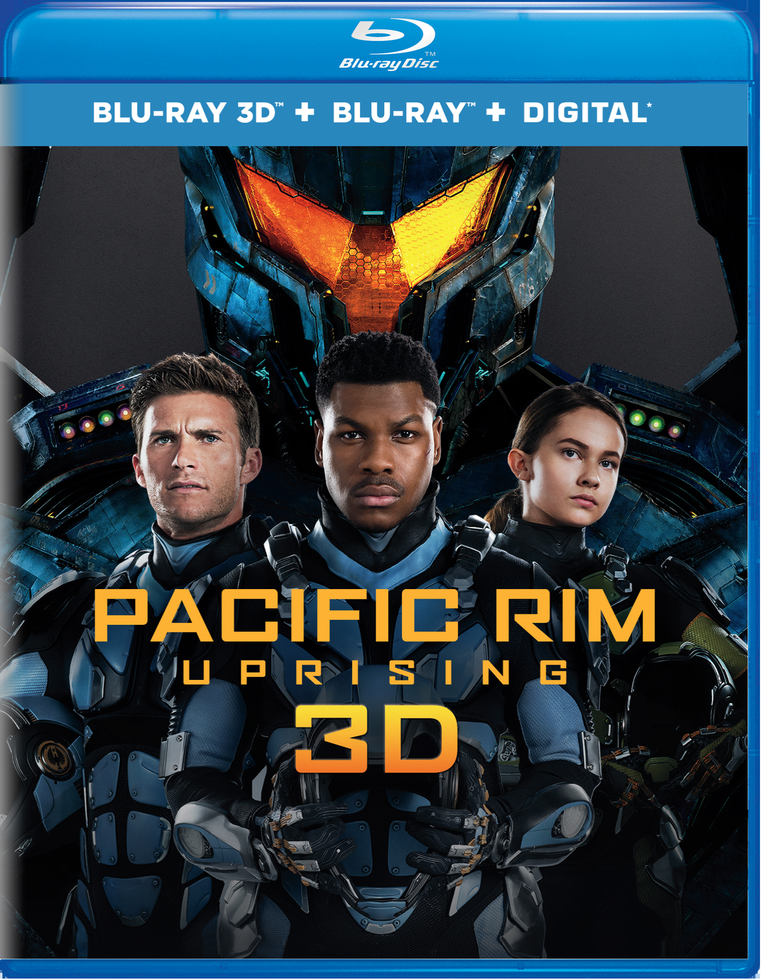 Pacific Rim - Uprising 3D (Digital) - Blu-ray [ 2018 ]  - Sci Fi Movies On Blu-ray - Movies On GRUV