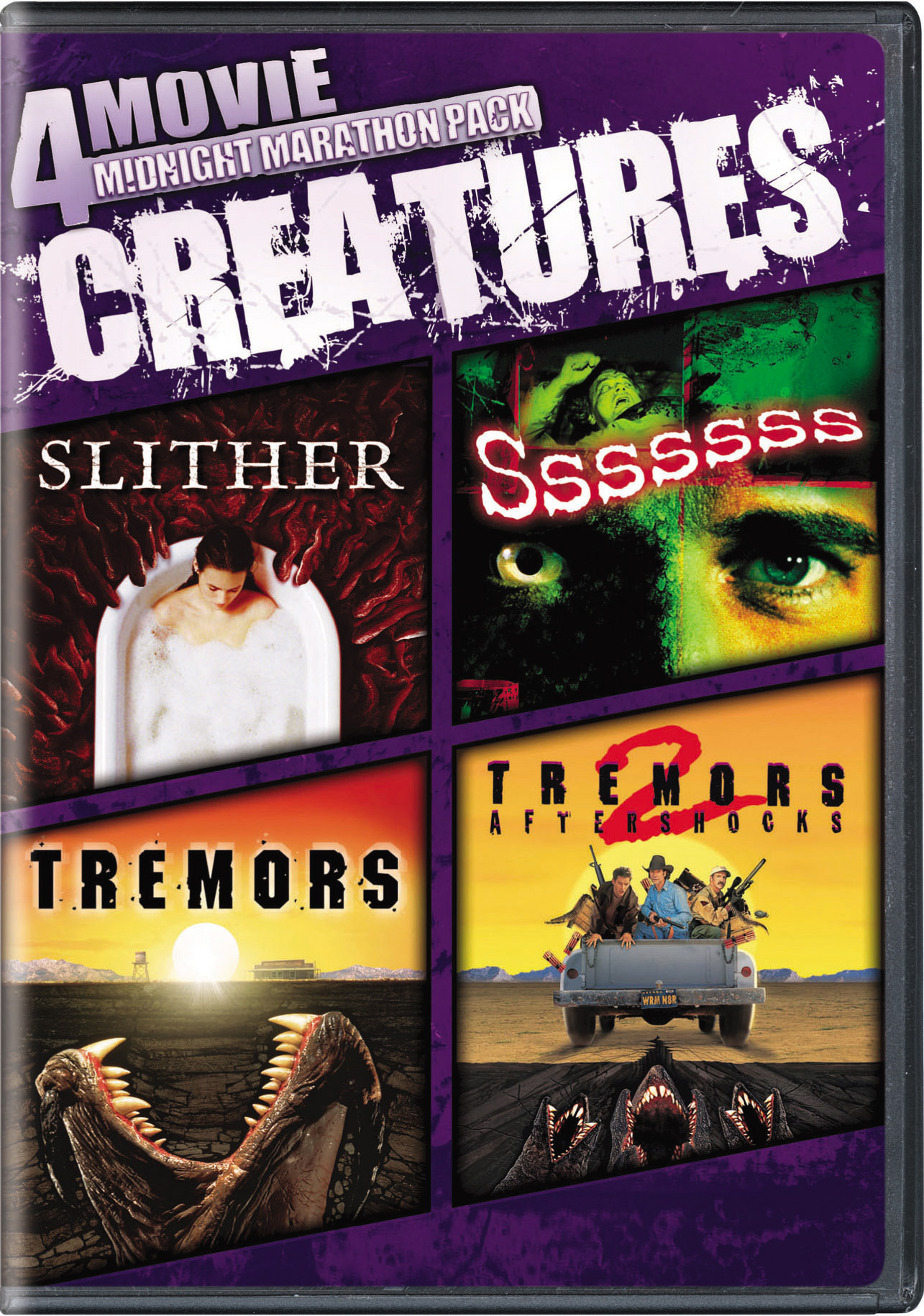 4-Movie Midnight Marathon: Creatures (DVD + Movie Cash) - DVD   - Thriller Movies On DVD - Movies On GRUV
