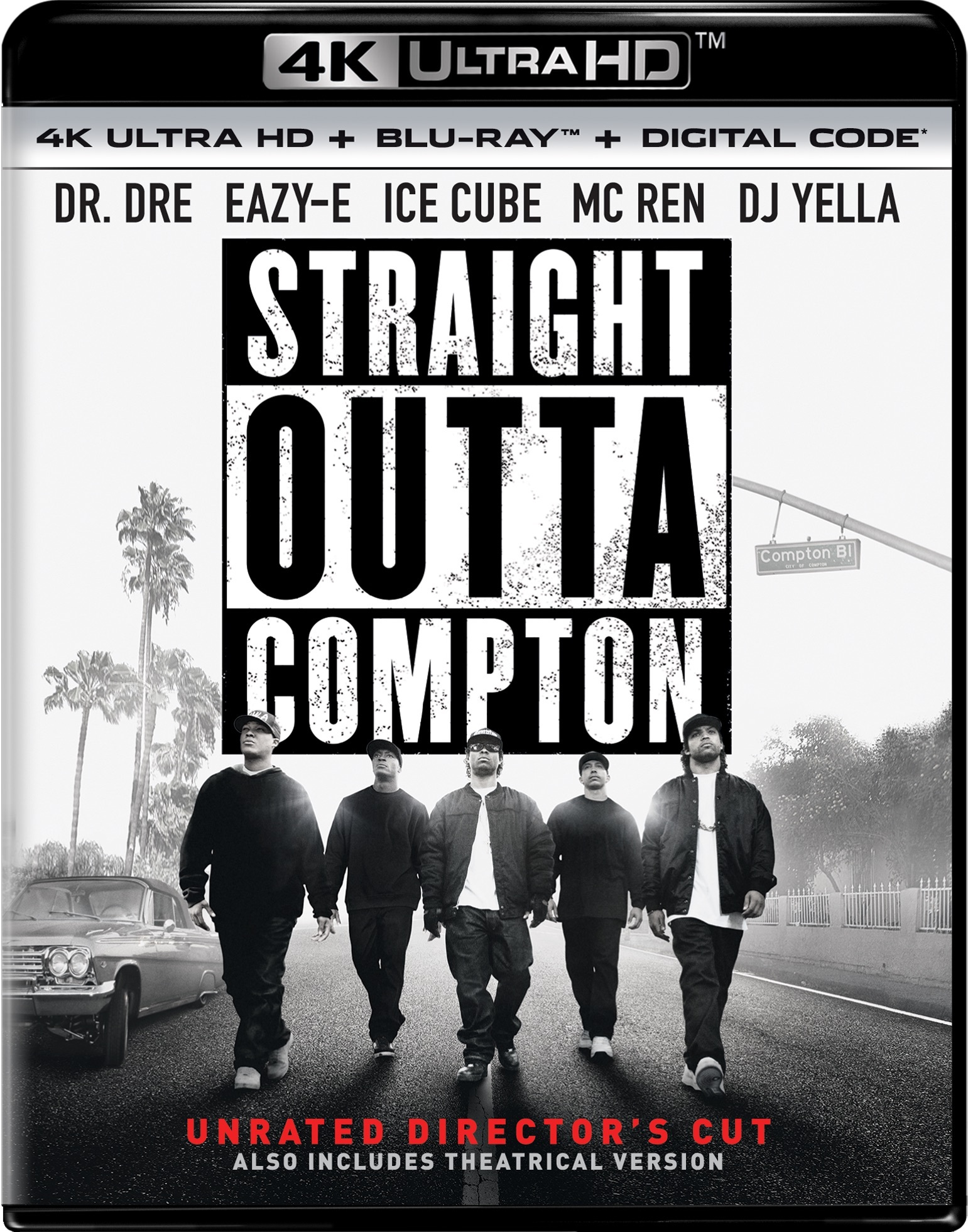 Straight Outta Compton (4K Ultra HD) - UHD [ 2015 ]  - Drama Movies On 4K Ultra HD Blu-ray - Movies On GRUV