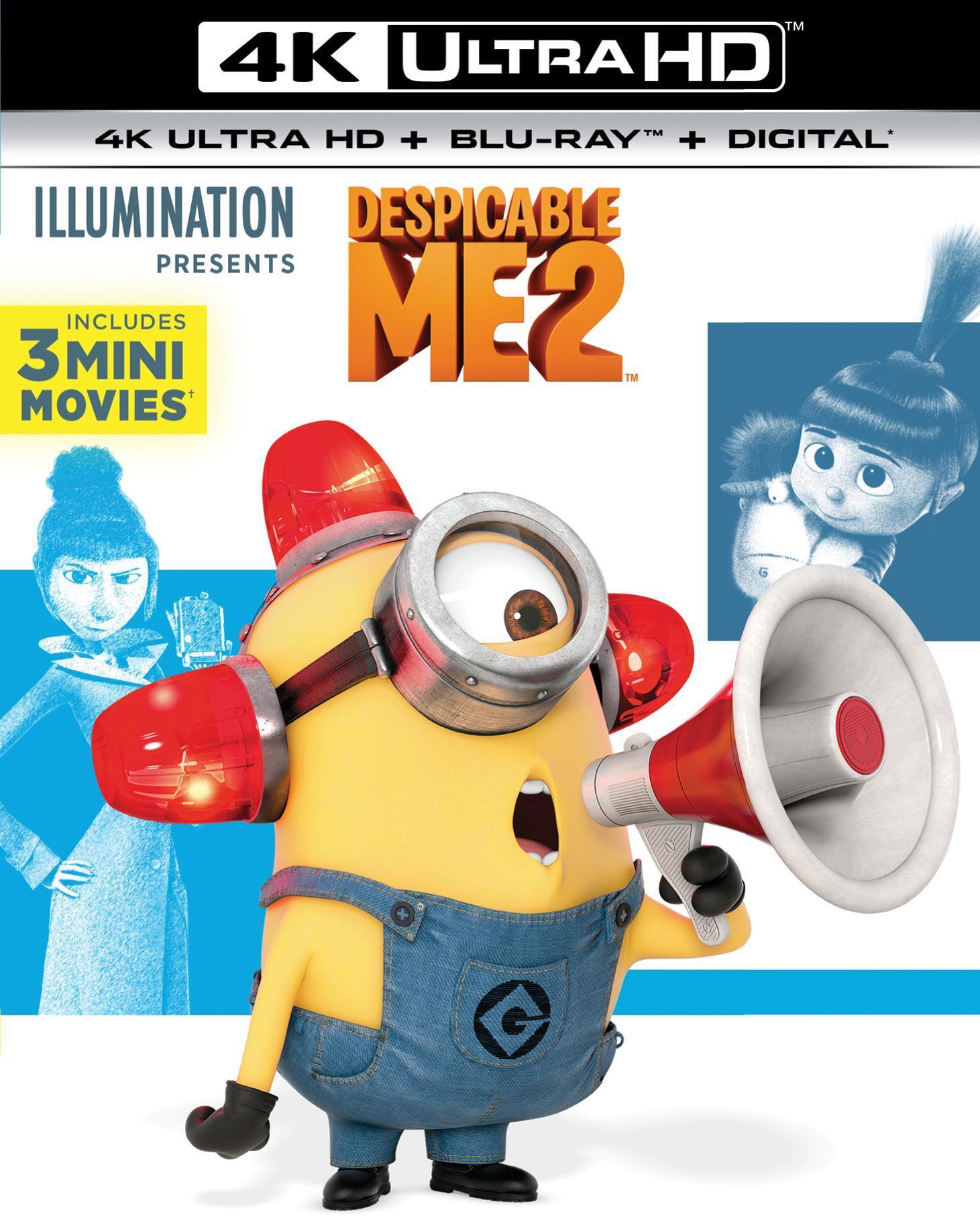 Despicable Me 2 (4K Ultra HD) - UHD [ 2013 ]  - Animation Movies On 4K Ultra HD Blu-ray - Movies On GRUV