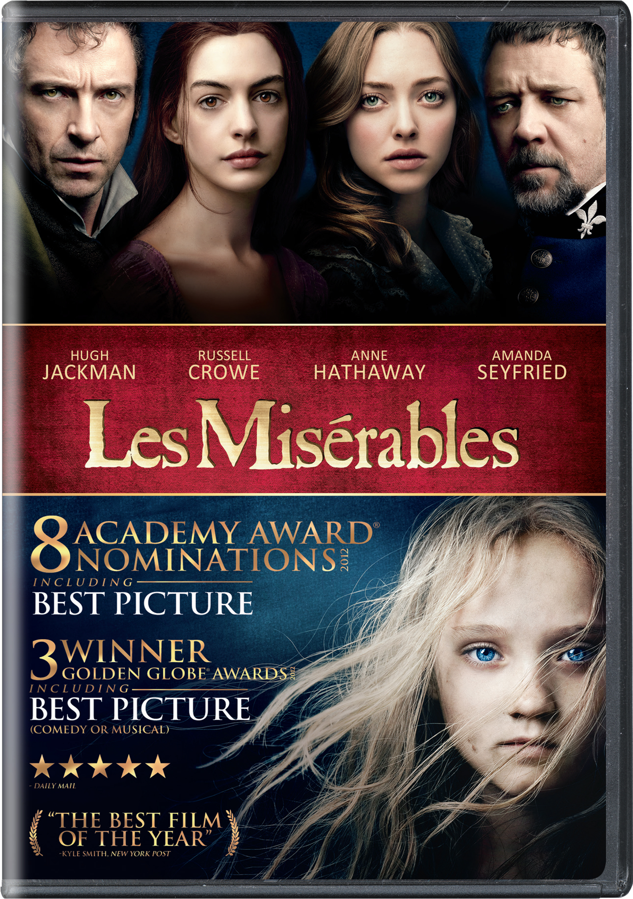 Les Misérables - DVD [ 2012 ]  - Musical Movies On DVD - Movies On GRUV