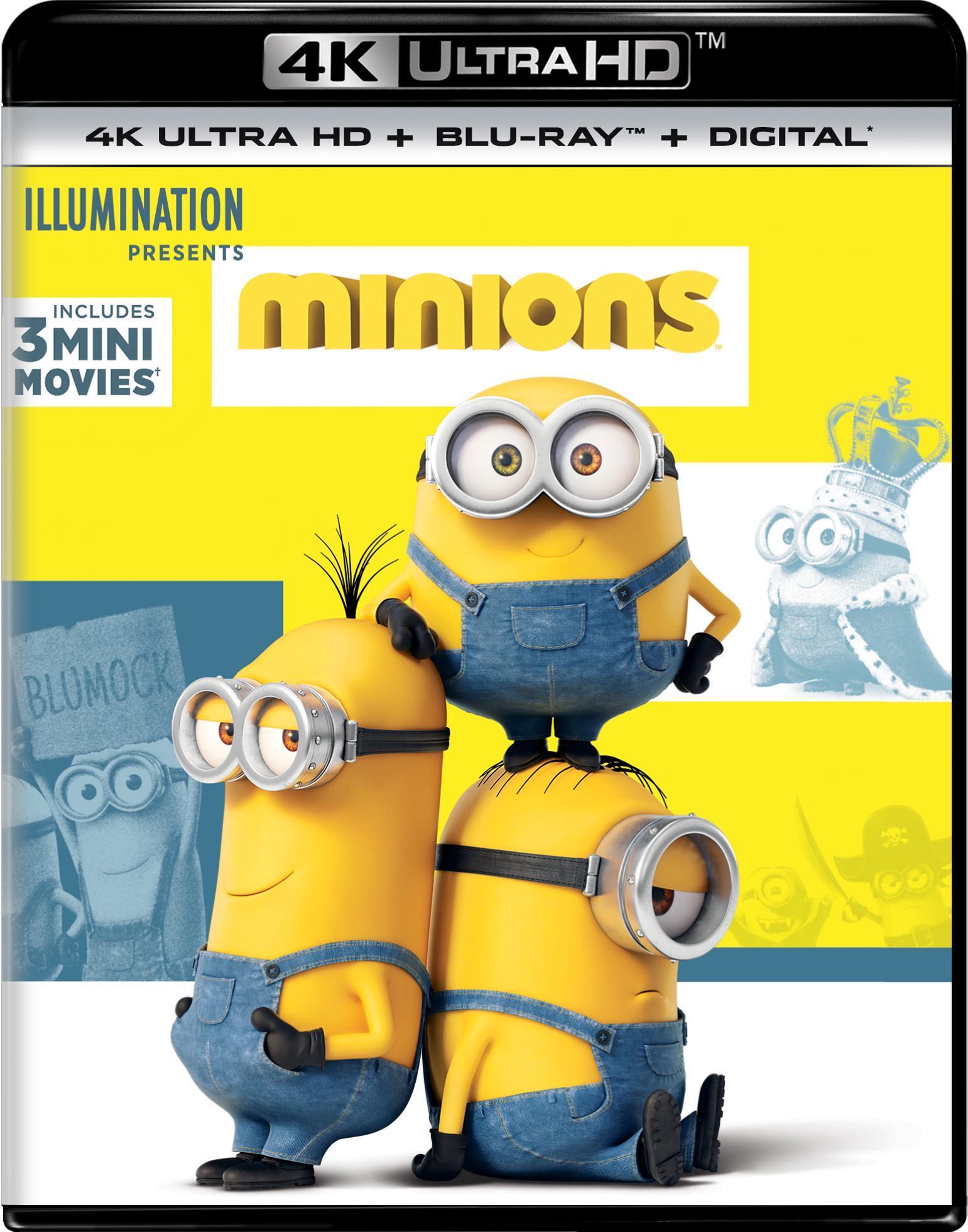 Minions (4K Ultra HD) - UHD [ 2015 ]  - Animation Movies On 4K Ultra HD Blu-ray - Movies On GRUV