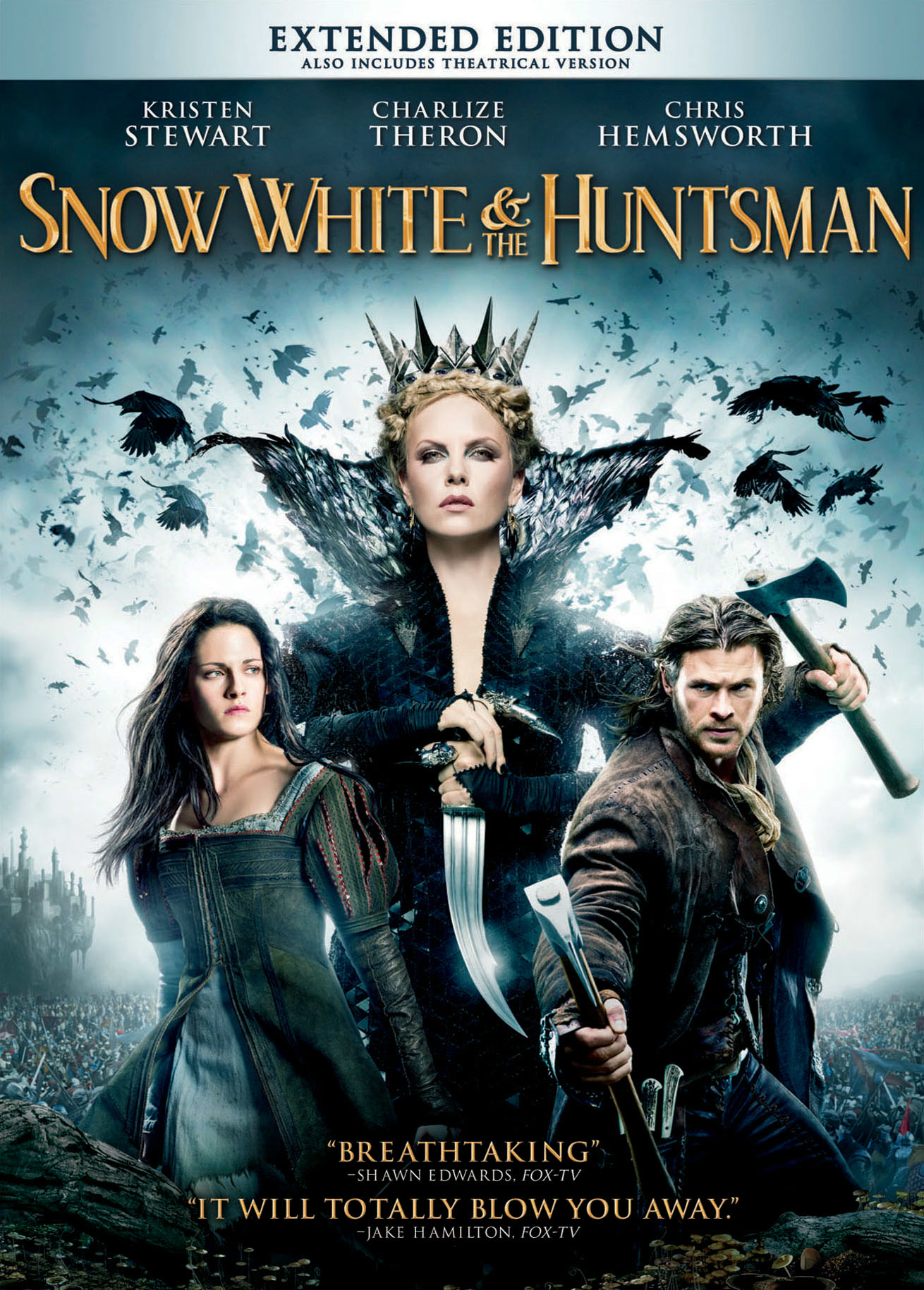 Snow White And The Huntsman (Extended Edition) - DVD [ 2012 ]  - Adventure Movies On DVD - Movies On GRUV