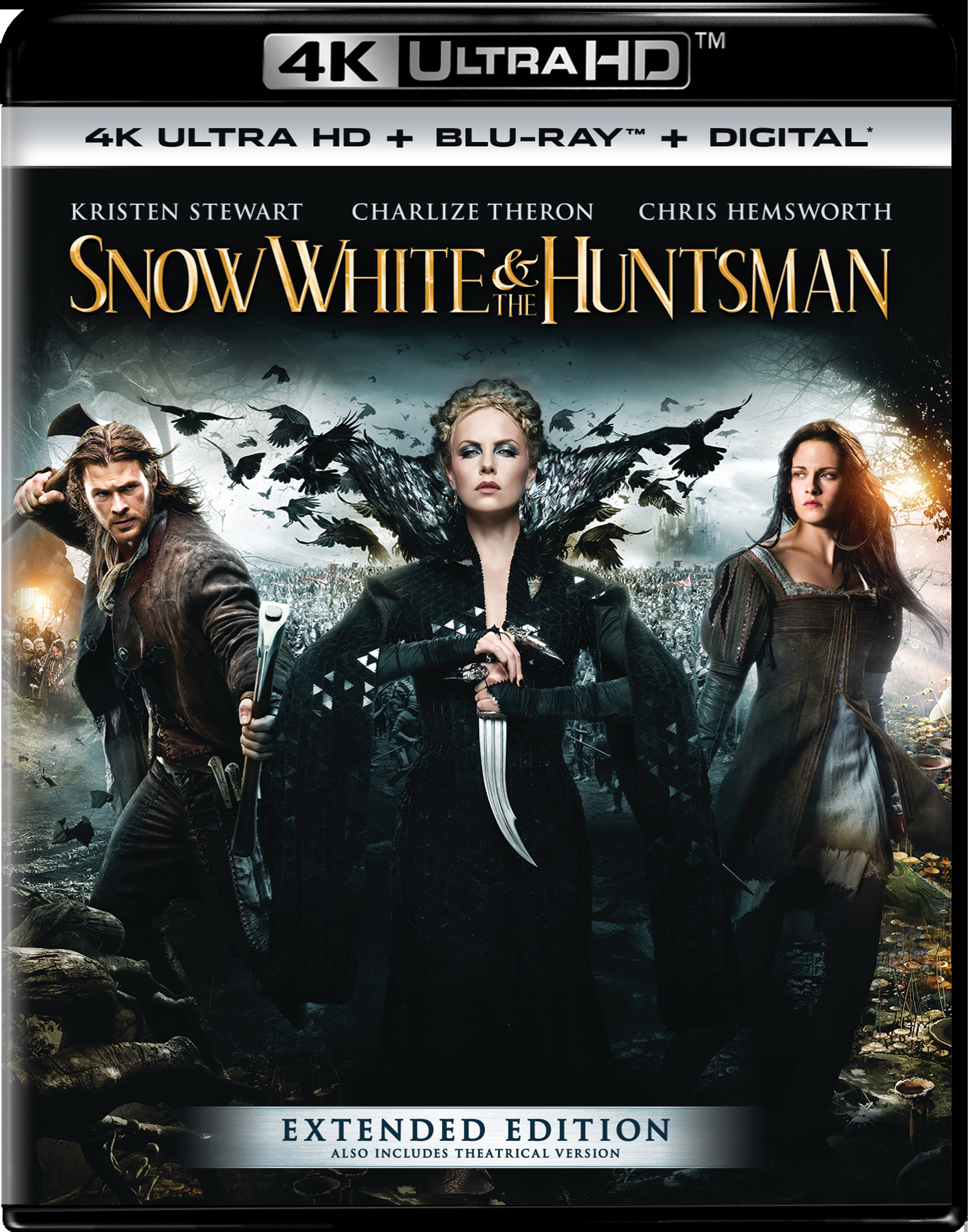 Snow White And The Huntsman (4K Ultra HD) - UHD [ 2012 ]  - Adventure Movies On 4K Ultra HD Blu-ray - Movies On GRUV