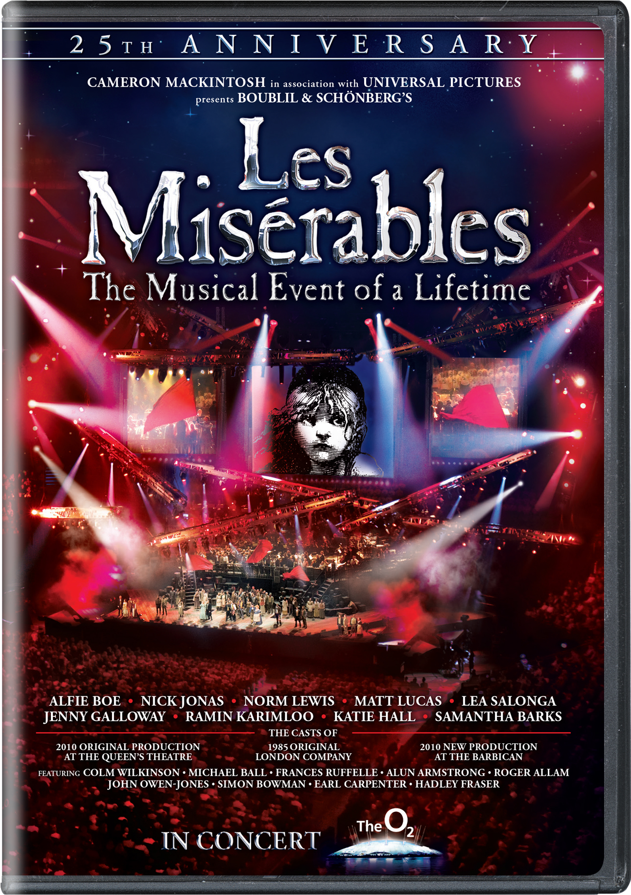 Les Misérables: In Concert - 25th Anniversary Show (25th Anniversary Edition) - DVD [ 2010 ]  - Stage Musicals Music On DVD