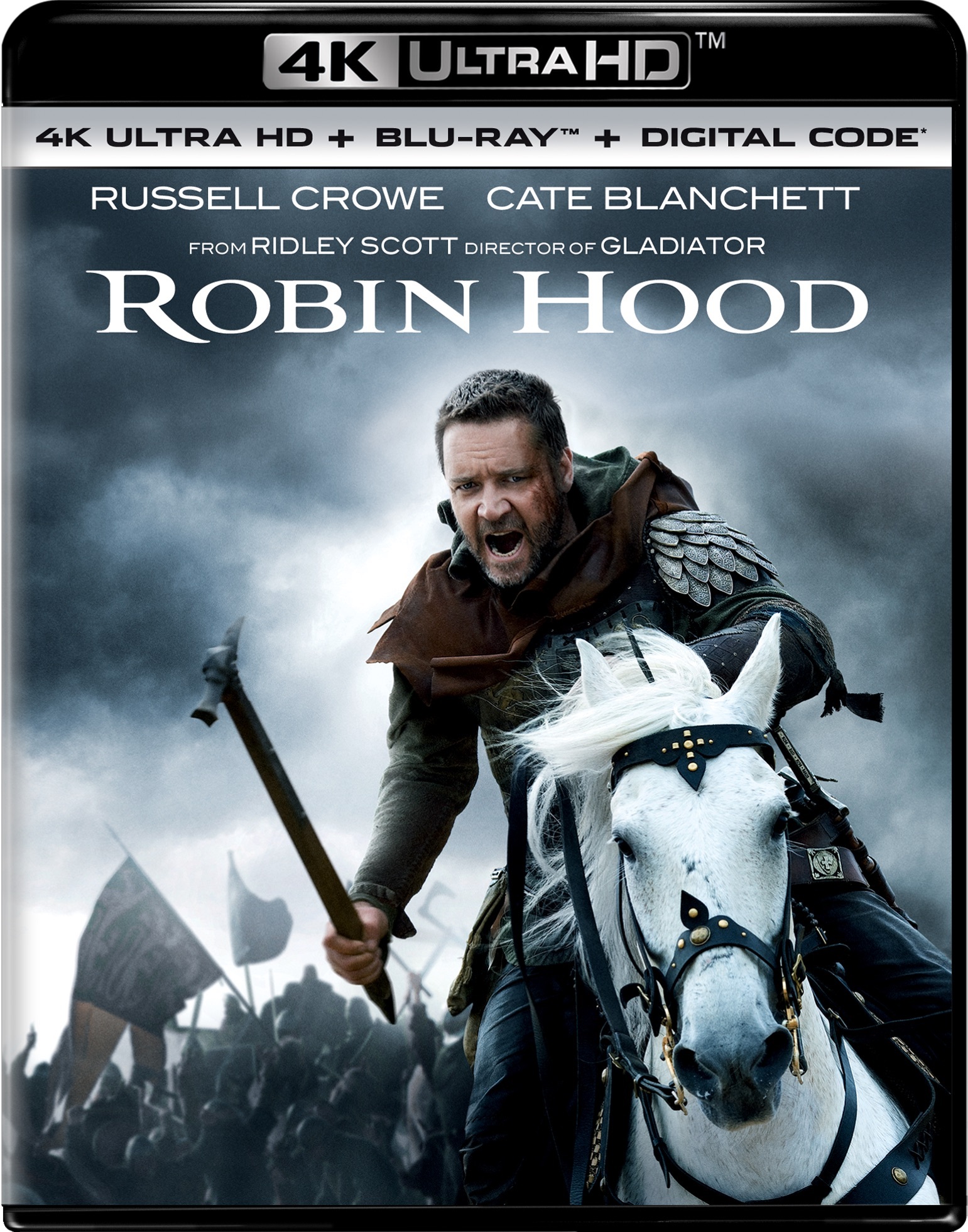 Robin Hood (4K Ultra HD) - UHD [ 2010 ]  - Adventure Movies On 4K Ultra HD Blu-ray - Movies On GRUV