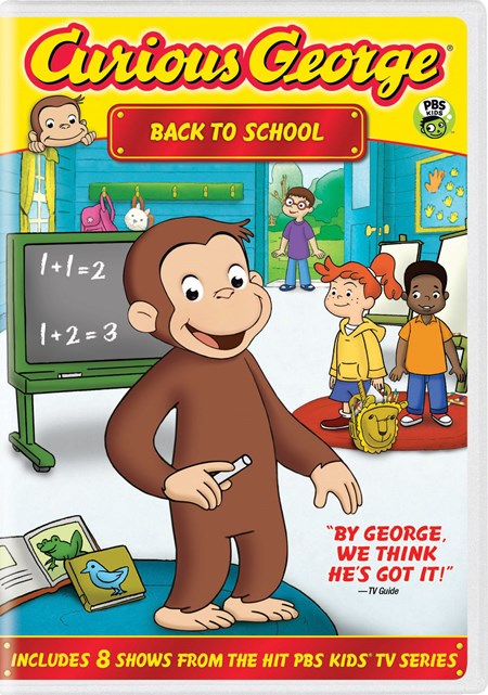 Curious George Back to School DVD Jeff Bennett NEW