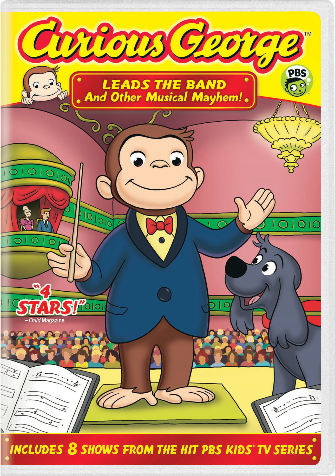 Curious George: Leads The Band And Other Musical Mayhem! - DVD   - Children Movies On DVD - Movies On GRUV