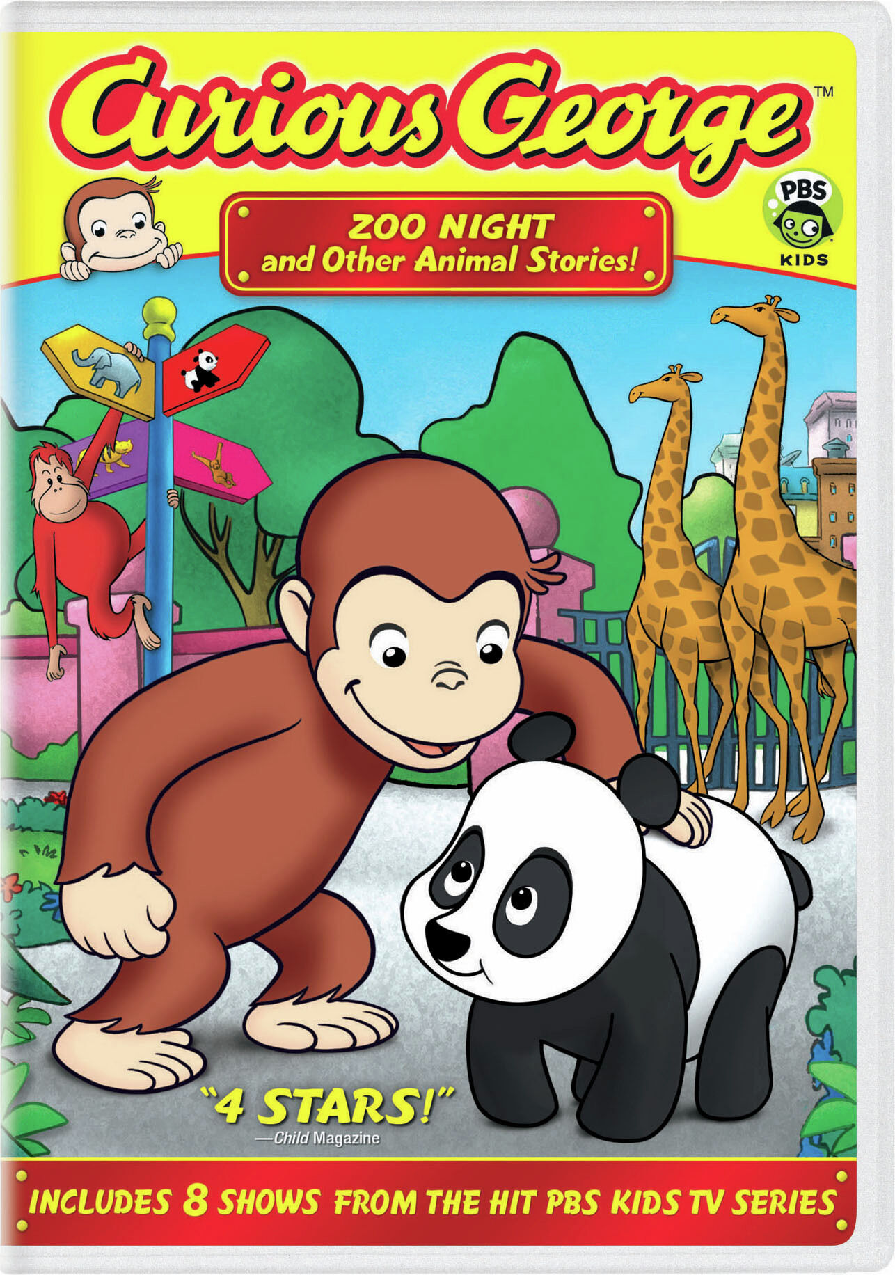 Buy Curious George: Zoo Night and Other Animal Stories DVD | GRUV