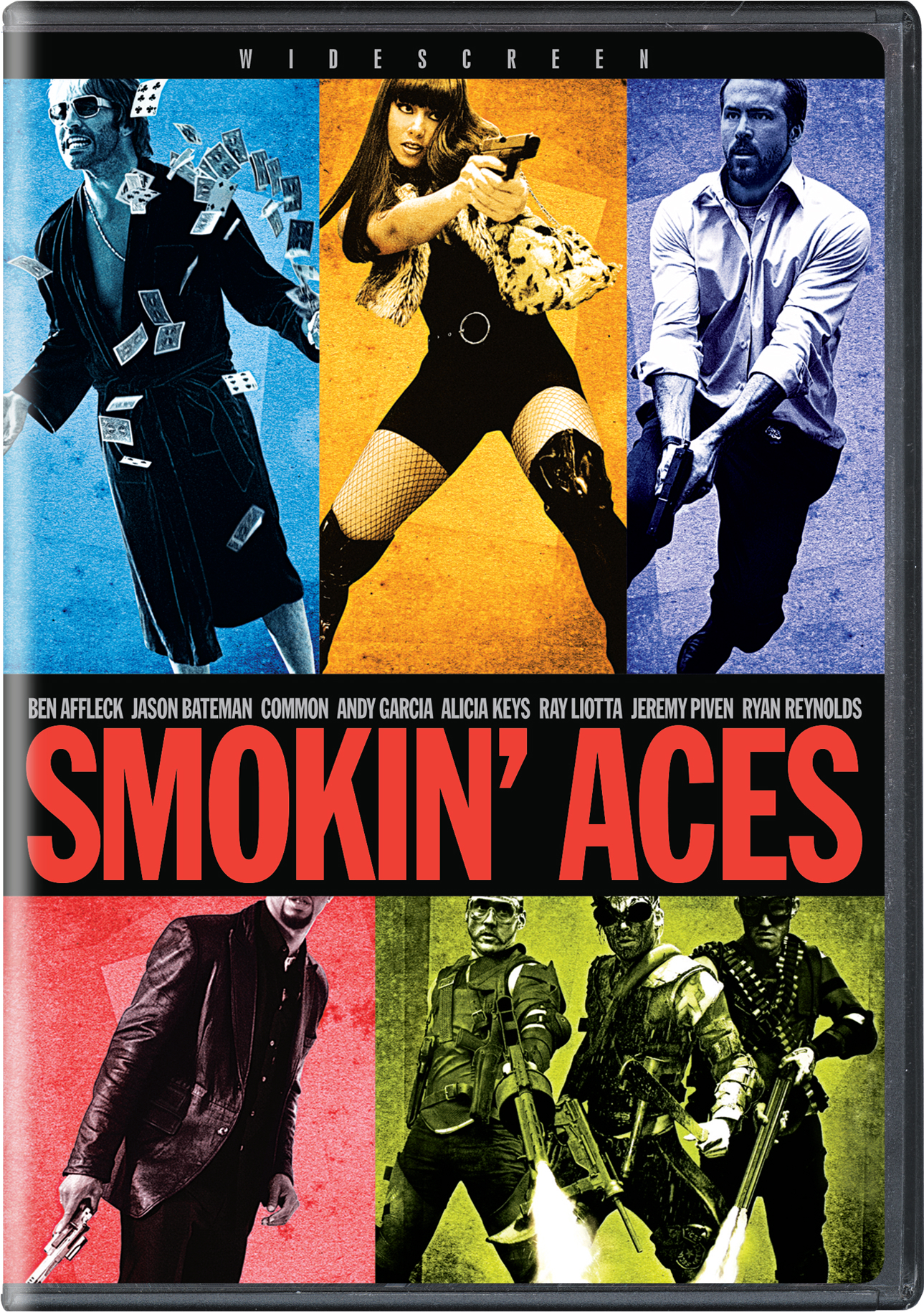 Smokin' Aces (DVD Widescreen) - DVD [ 2007 ]  - Thriller Movies On DVD - Movies On GRUV