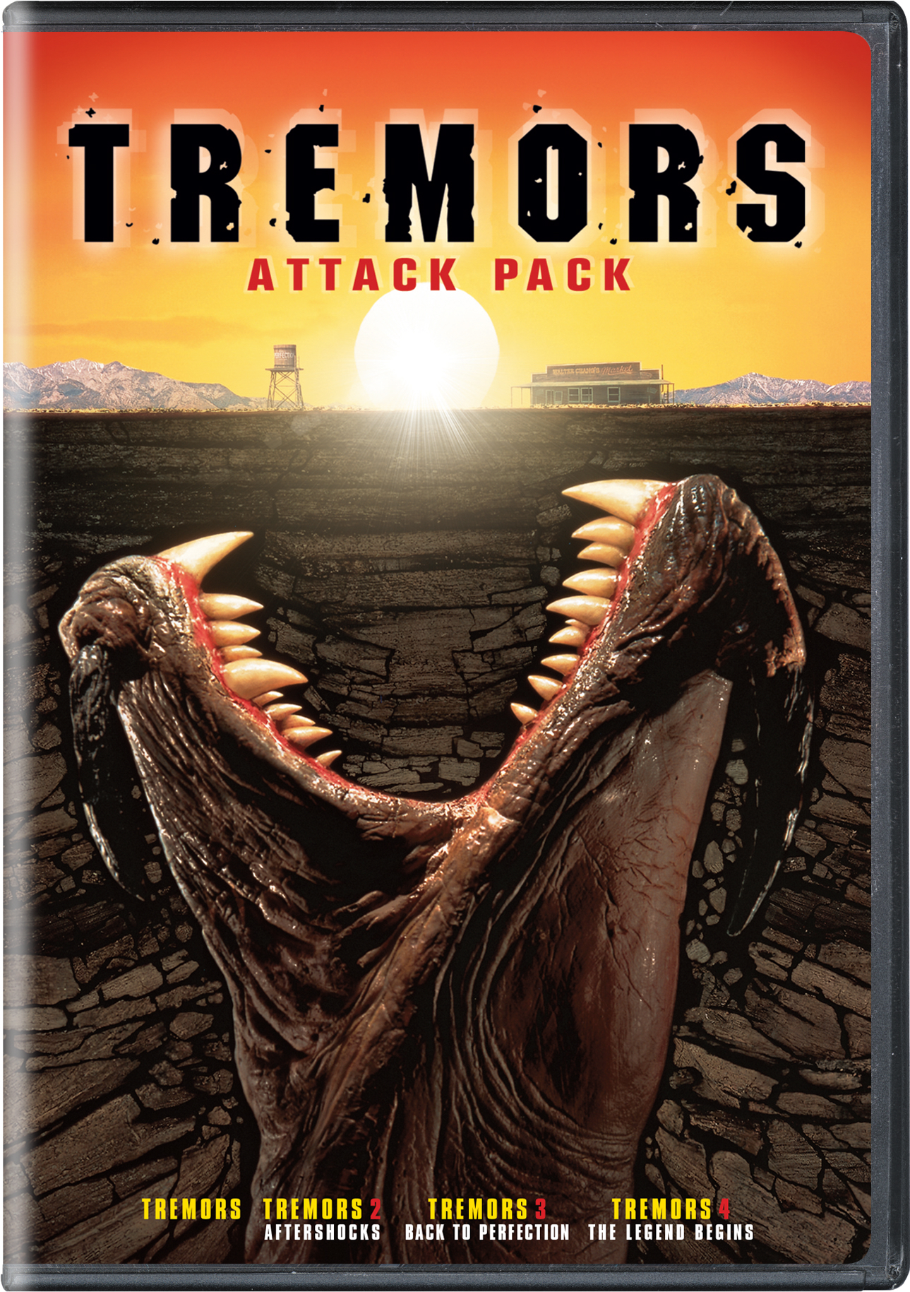 Tremors: 1-4 (DVD Set) - DVD [ 2004 ]  - Horror Movies On DVD - Movies On GRUV