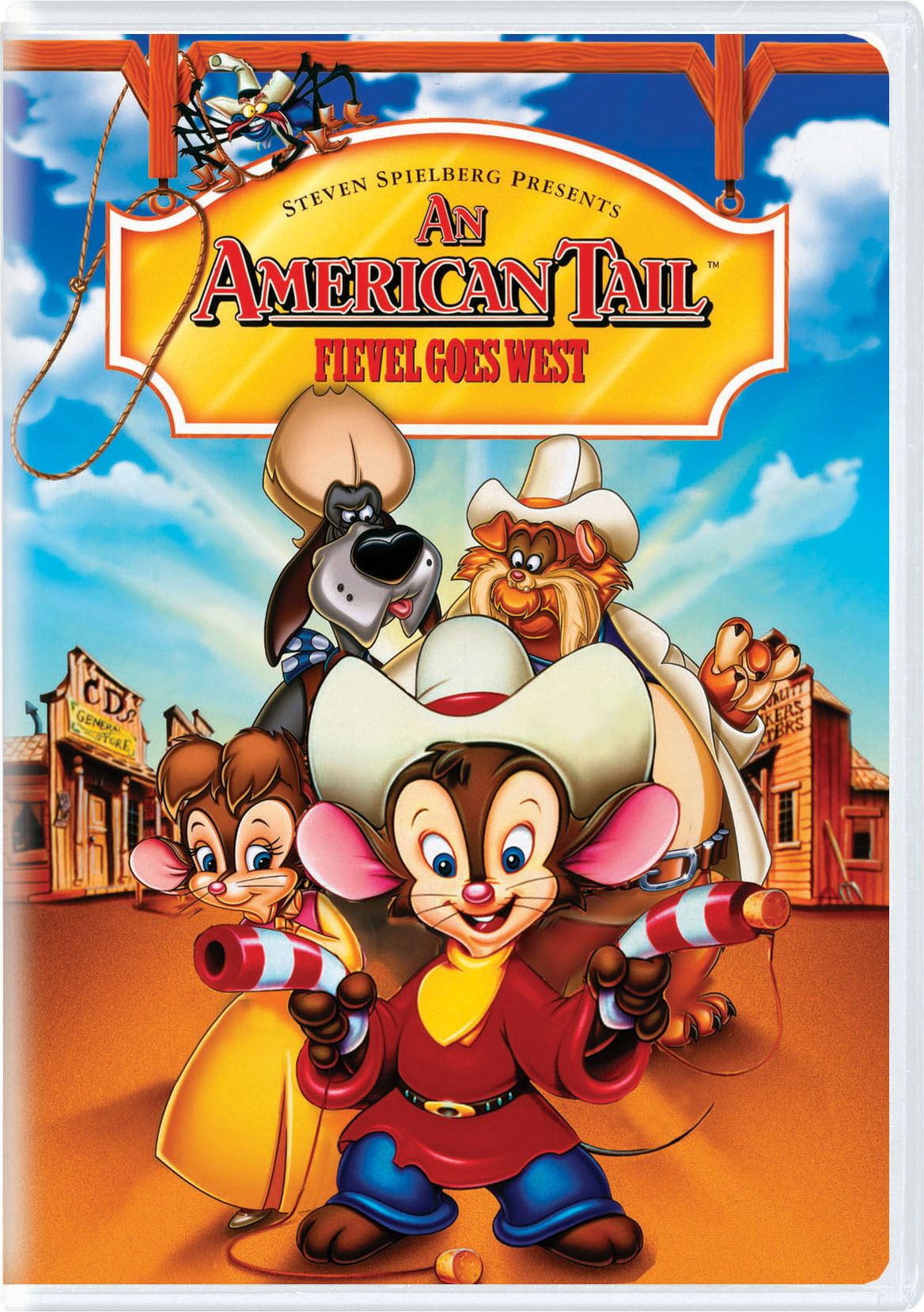 An American Tail: Fievel Goes West (1991) - DVD [ 1991 ]  - Children Movies On DVD - Movies On GRUV