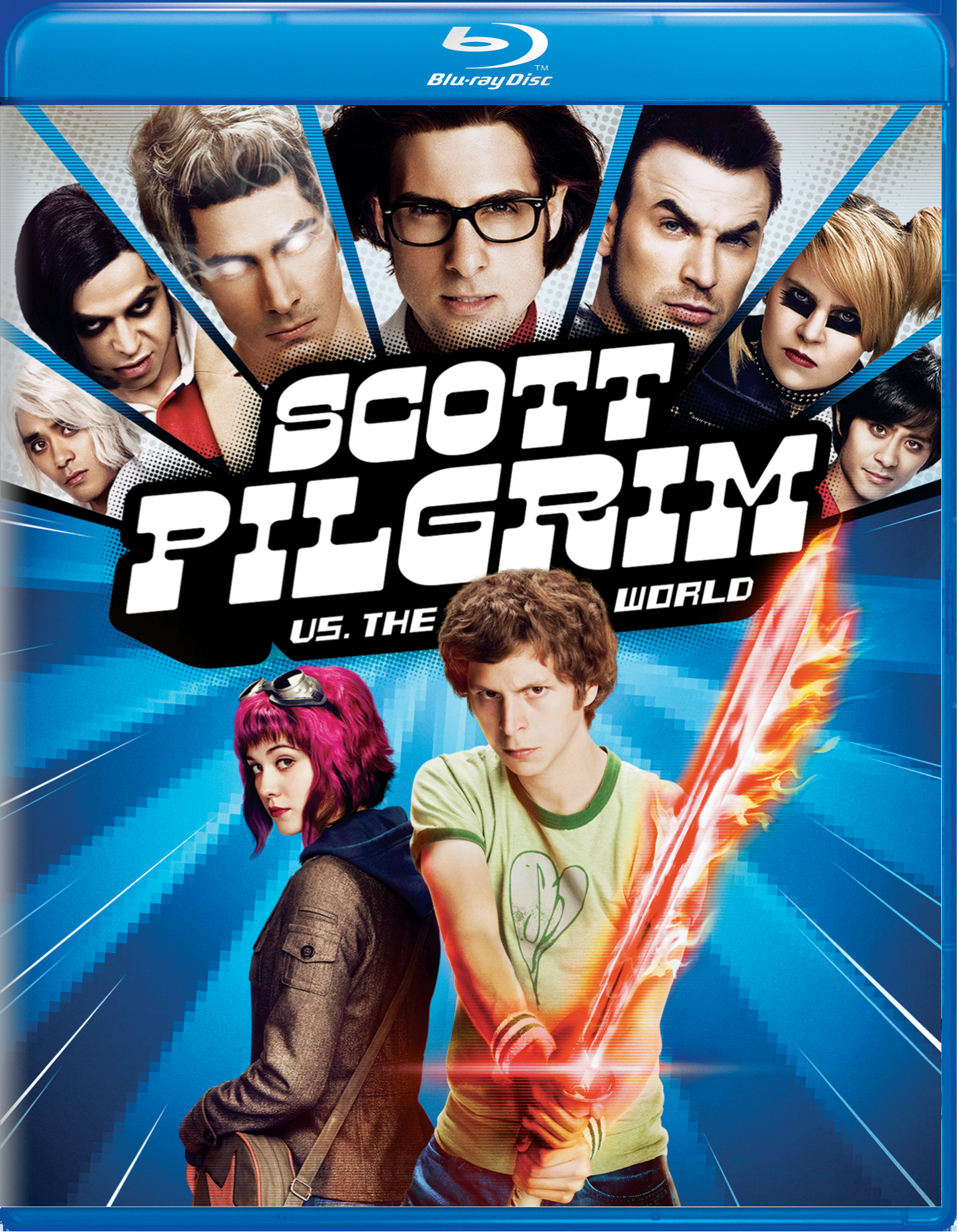 Scott Pilgrim Vs. The World (Blu-ray New Box Art) - Blu-ray [ 2010 ]  - Adventure Movies On Blu-ray - Movies On GRUV