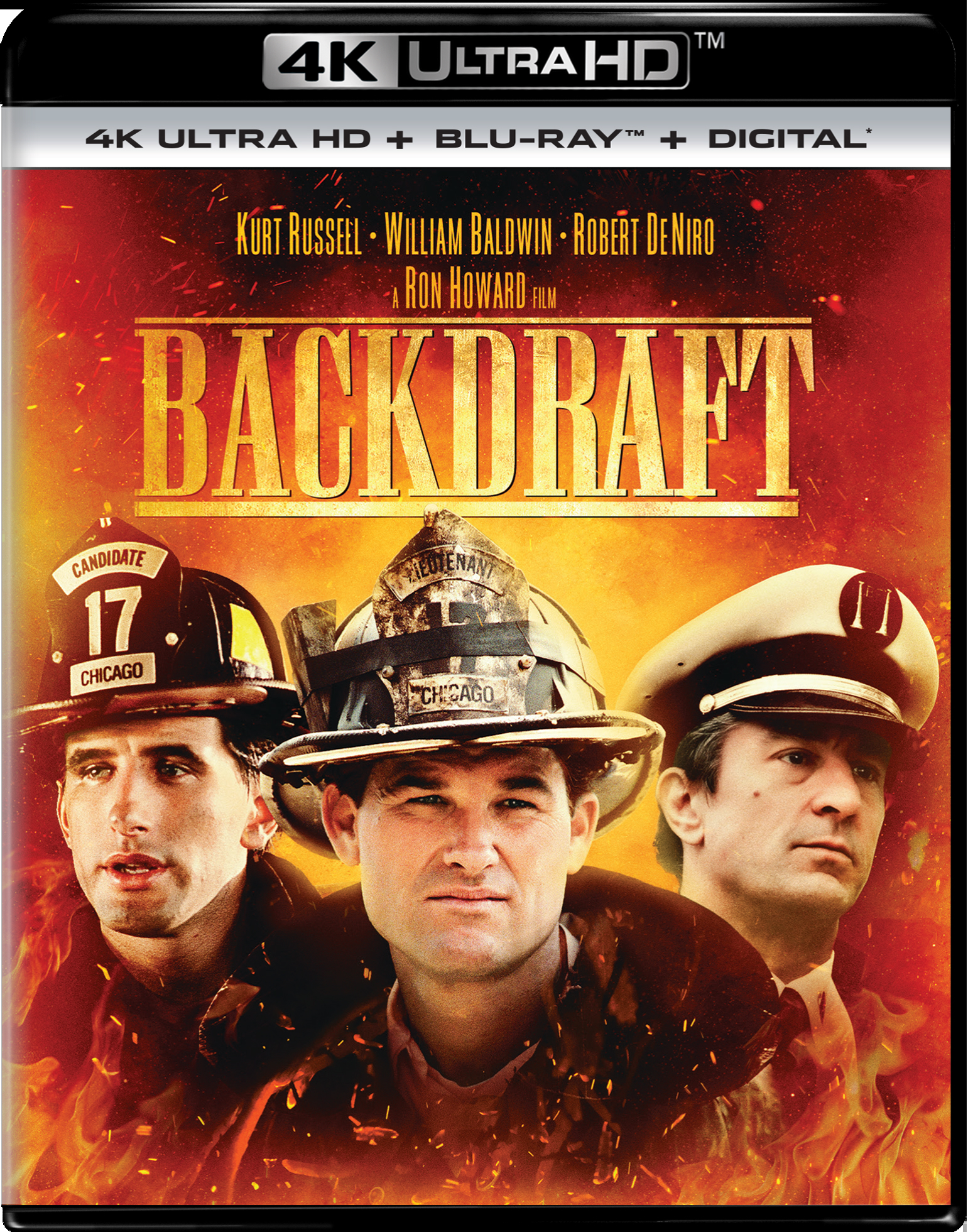 Backdraft (4K Ultra HD) - UHD [ 1991 ]  - Drama Movies On 4K Ultra HD Blu-ray - Movies On GRUV