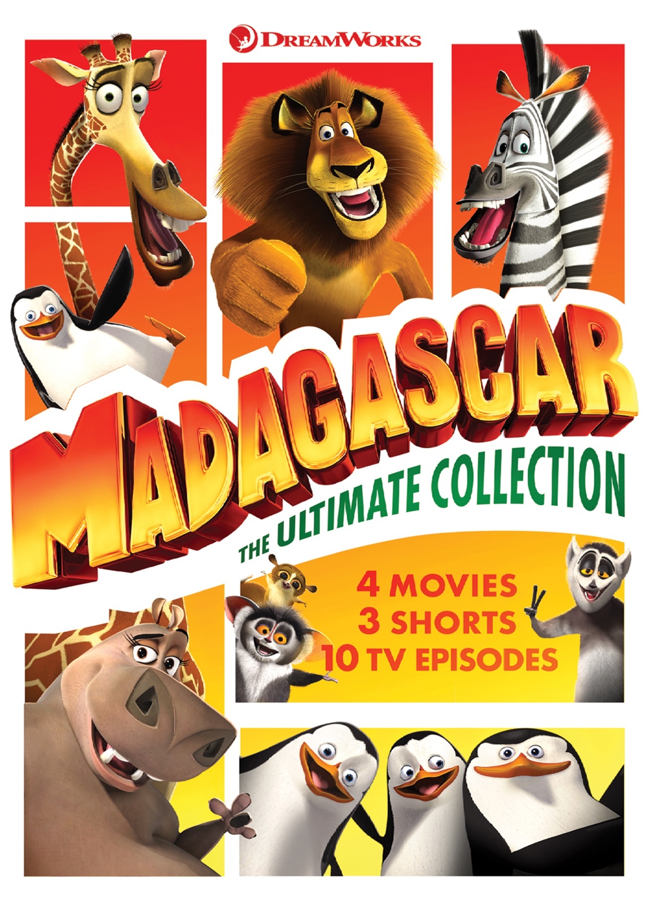 Madagascar: The Ultimate Collection (DVD Set) - DVD   - Animation Movies On DVD - Movies On GRUV