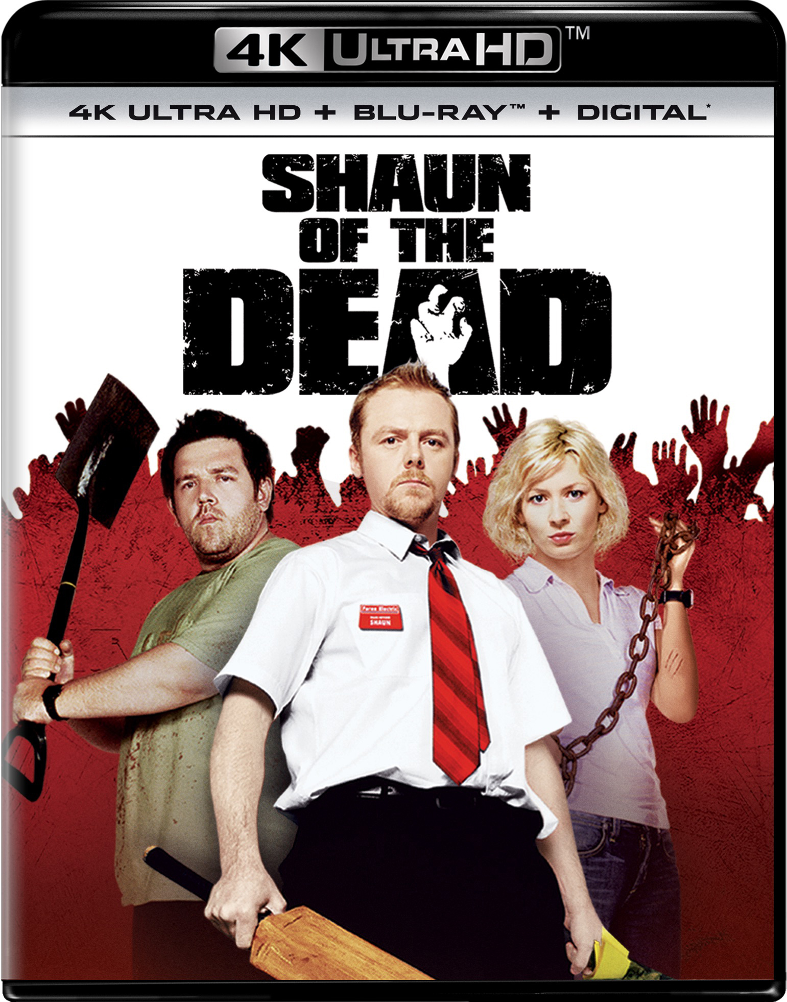 Shaun Of The Dead (4K Ultra HD + Blu-ray) - UHD [ 2004 ]  - Comedy Movies On 4K Ultra HD Blu-ray - Movies On GRUV