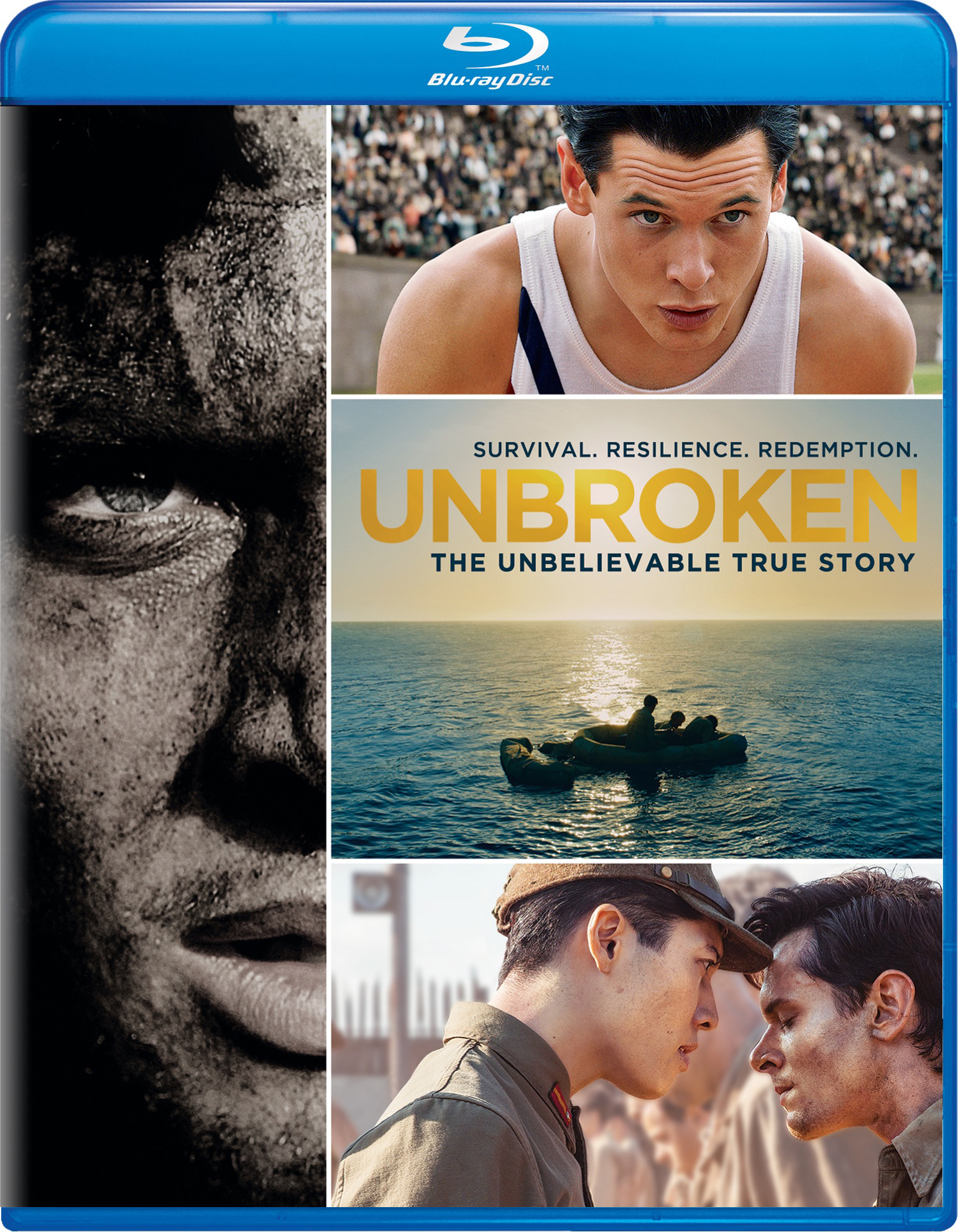 Unbroken (Blu-ray New Box Art) - Blu-ray [ 2014 ]  - War Movies On Blu-ray - Movies On GRUV