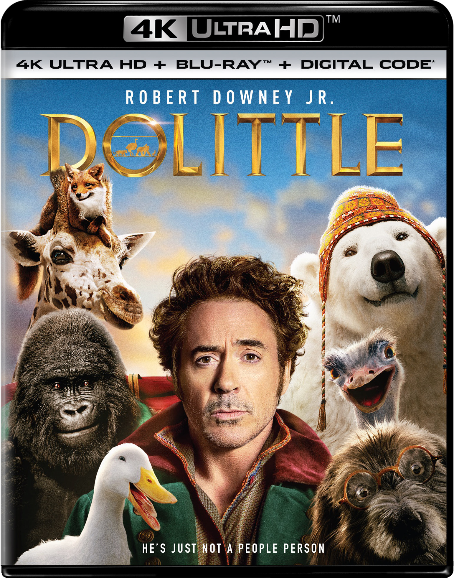 Dolittle (4K Ultra HD + Blu-ray) - UHD [ 2020 ]  - Adventure Movies On 4K Ultra HD Blu-ray - Movies On GRUV