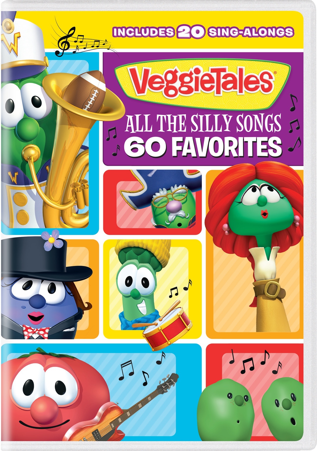 Buy VeggieTales: All the Silly Songs - 60 Favorites DVD | GRUV