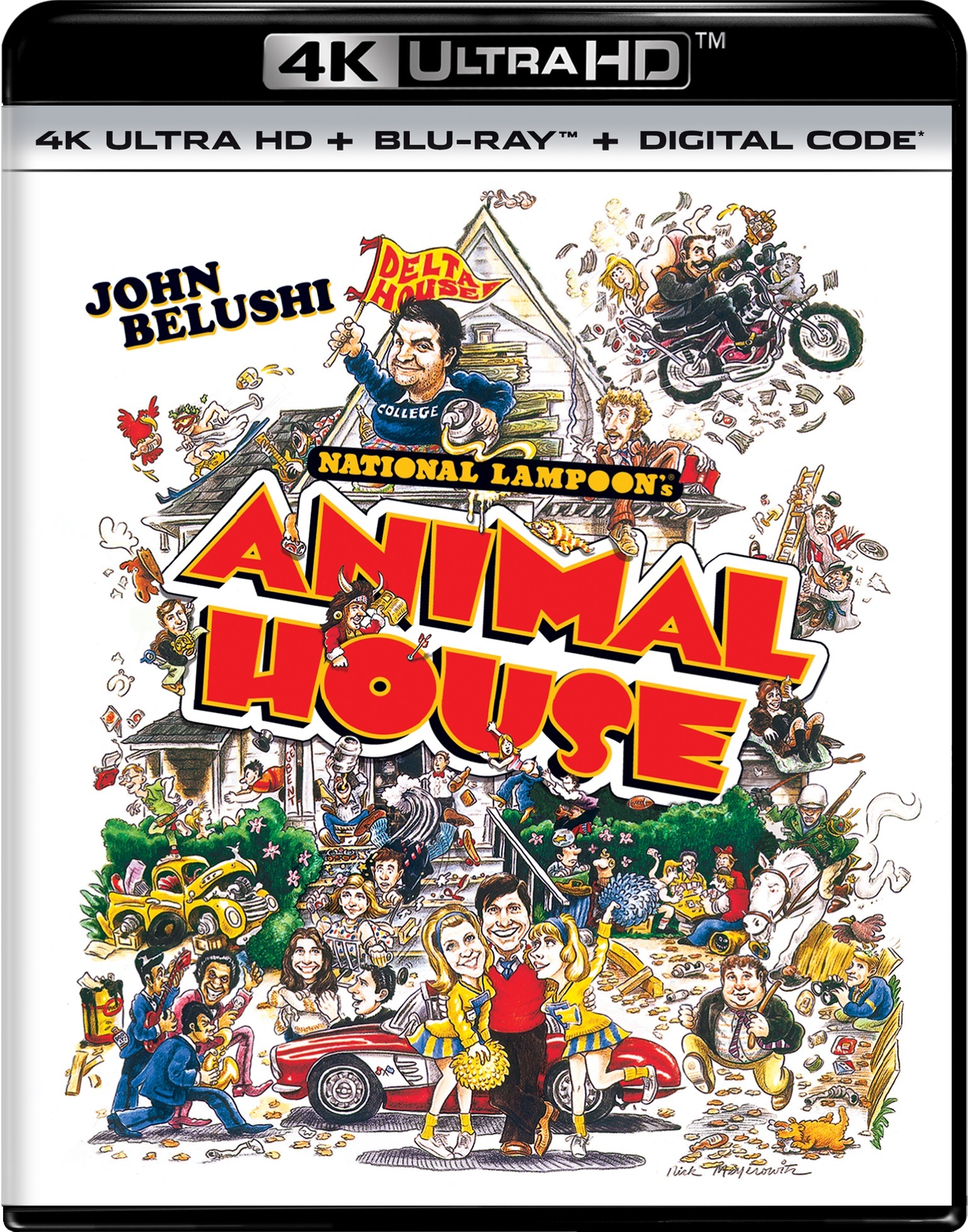 National Lampoon's Animal House (4K Ultra HD + Blu-ray) - UHD [ 1978 ]  - Comedy Movies On 4K Ultra HD Blu-ray - Movies On GRUV
