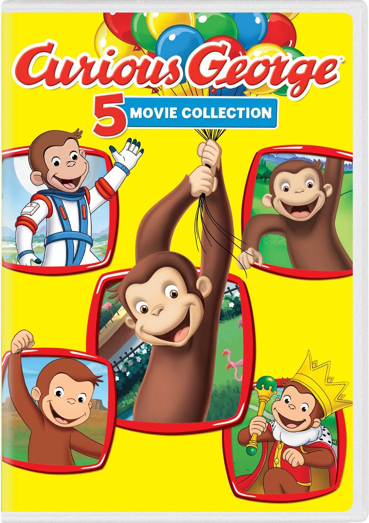 Curious George 5-movie Collection (Box Set) [DVD] | CLICKII.com 