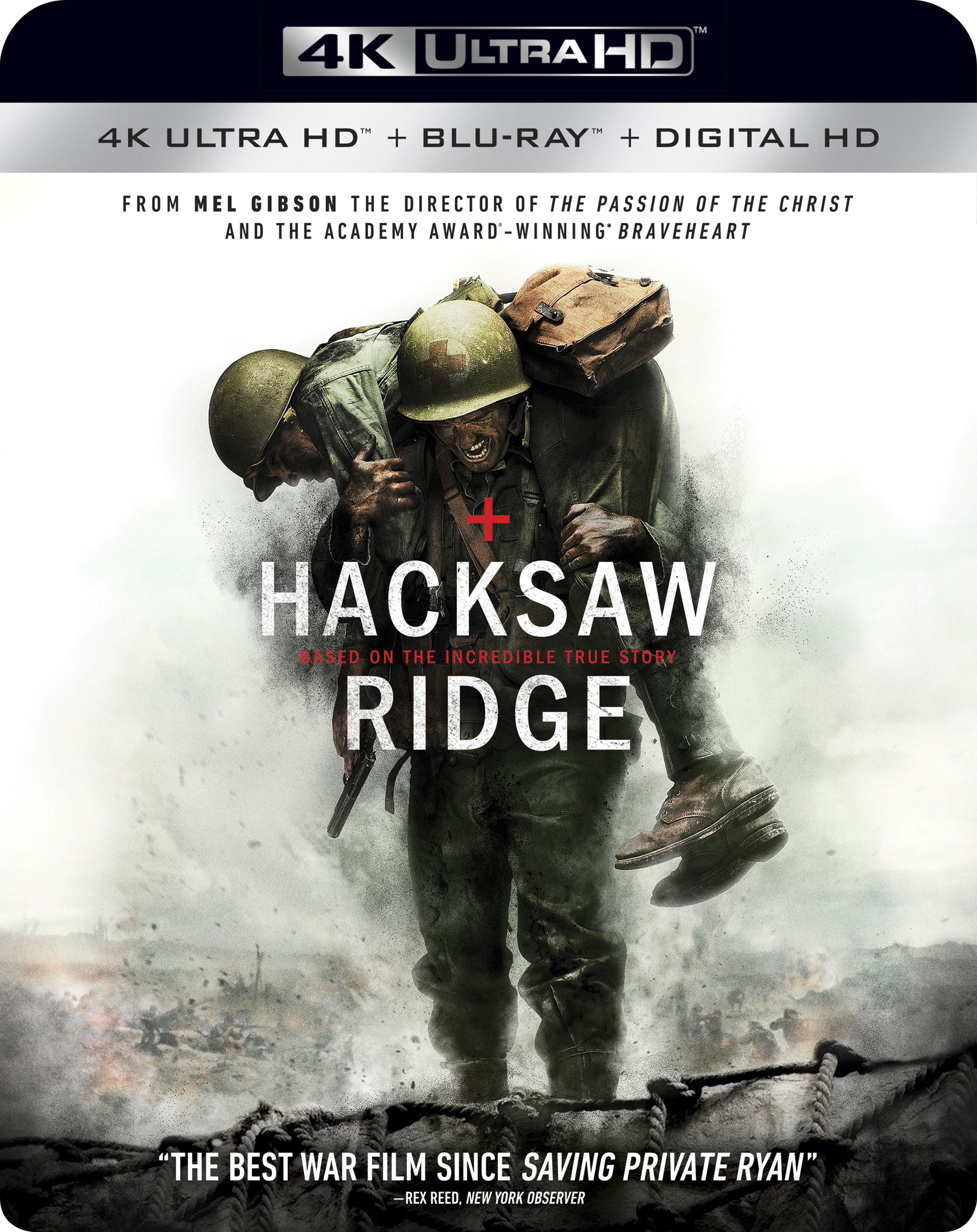 Hacksaw Ridge (4K Ultra HD + Blu-ray) - UHD [ 2016 ]  - Drama Movies On 4K Ultra HD Blu-ray - Movies On GRUV