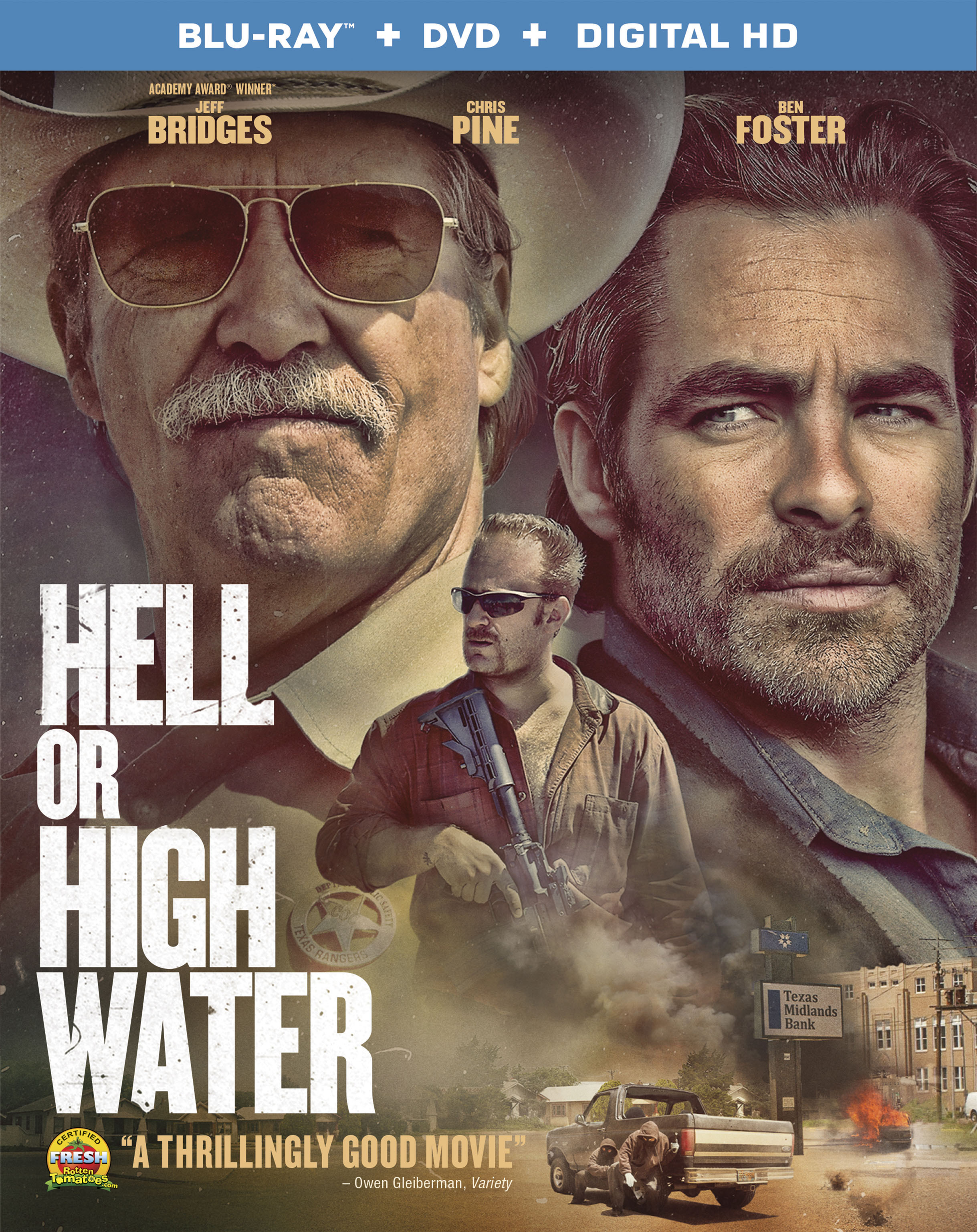 Hell Or High Water (with DVD) - Blu-ray [ 2016 ]  - Drama Movies On Blu-ray - Movies On GRUV