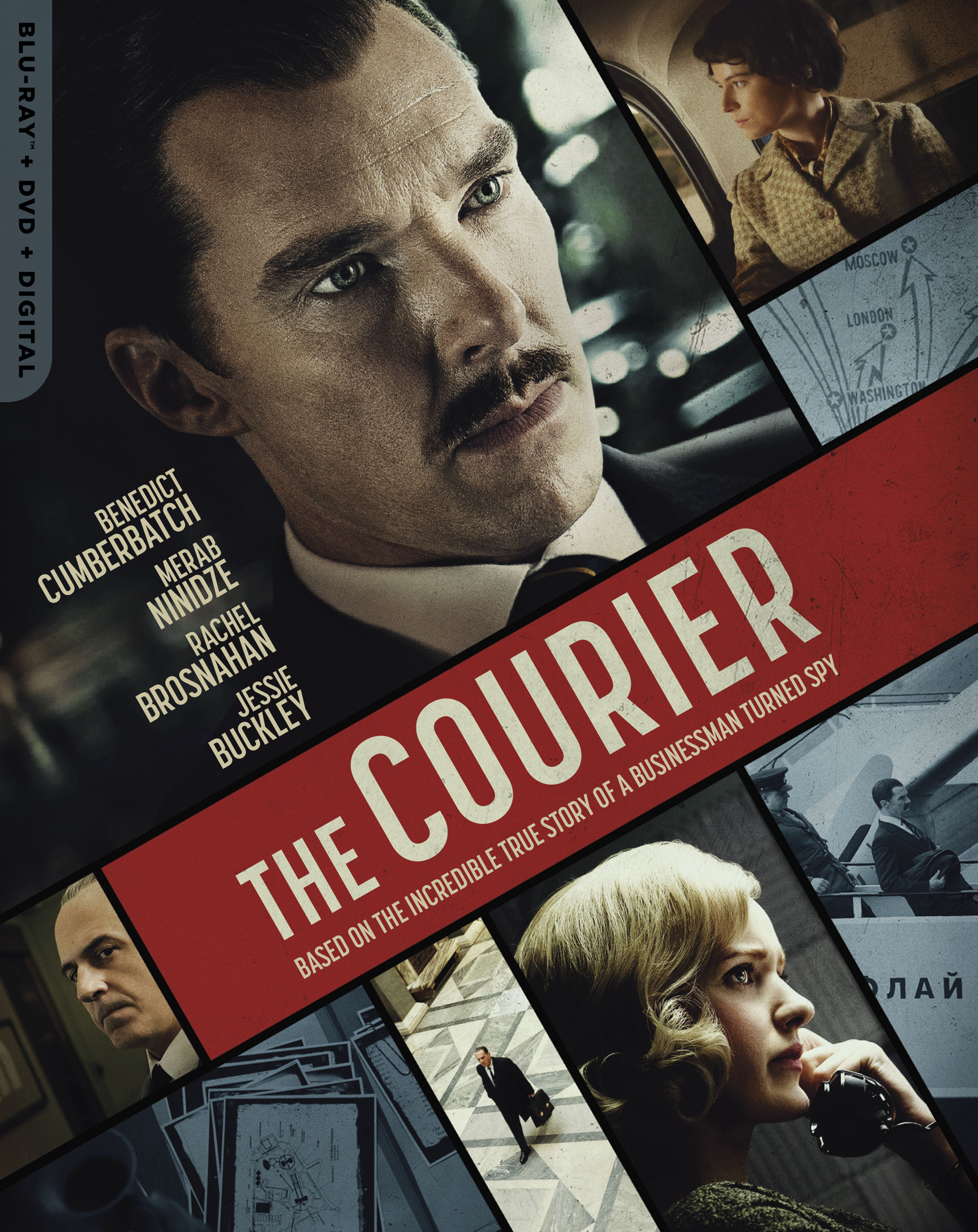 The Courier (with DVD) - Blu-ray [ 2020 ]  - Thriller Movies On Blu-ray - Movies On GRUV