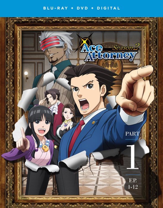Ace Attorney: Season 2 - Part 1 (with DVD) - Blu-ray   - Anime Movies On Blu-ray - Movies On GRUV