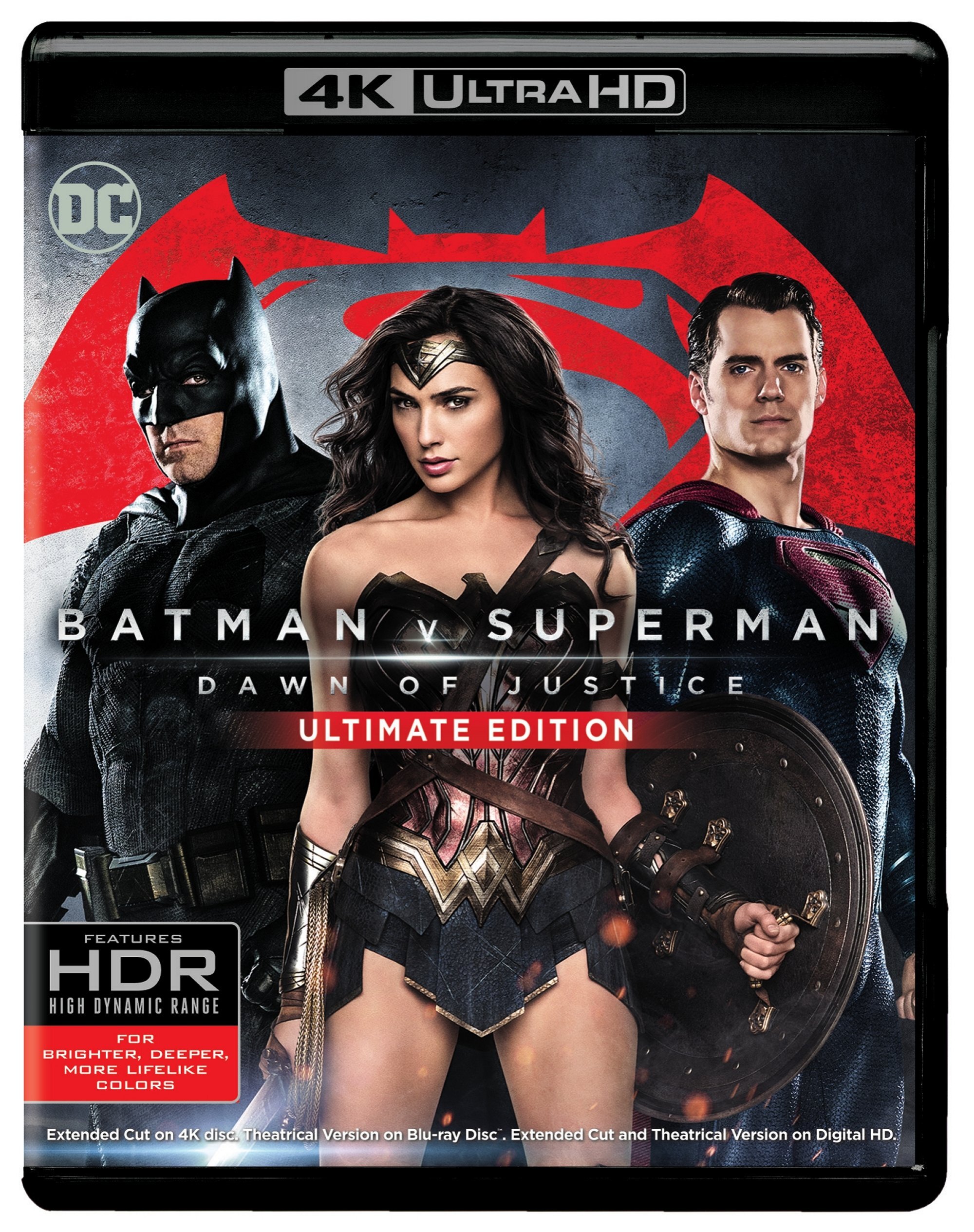 Batman V Superman - Dawn Of Justice (4K Ultra HD + Blu-ray) - UHD [ 2016 ]  - Adventure Movies On 4K Ultra HD Blu-ray - Movies On GRUV